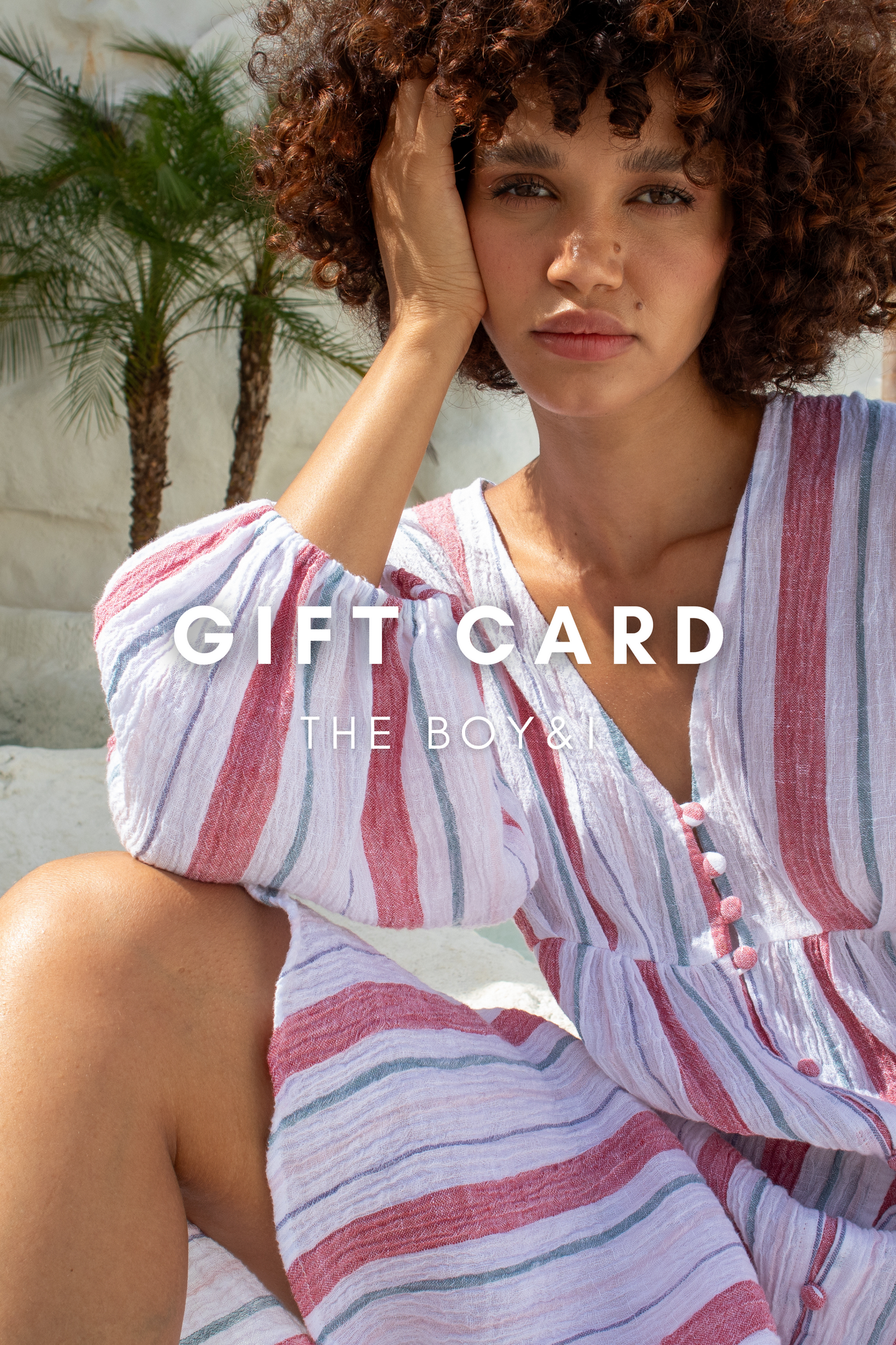 Woman's Gift card The Boy & I