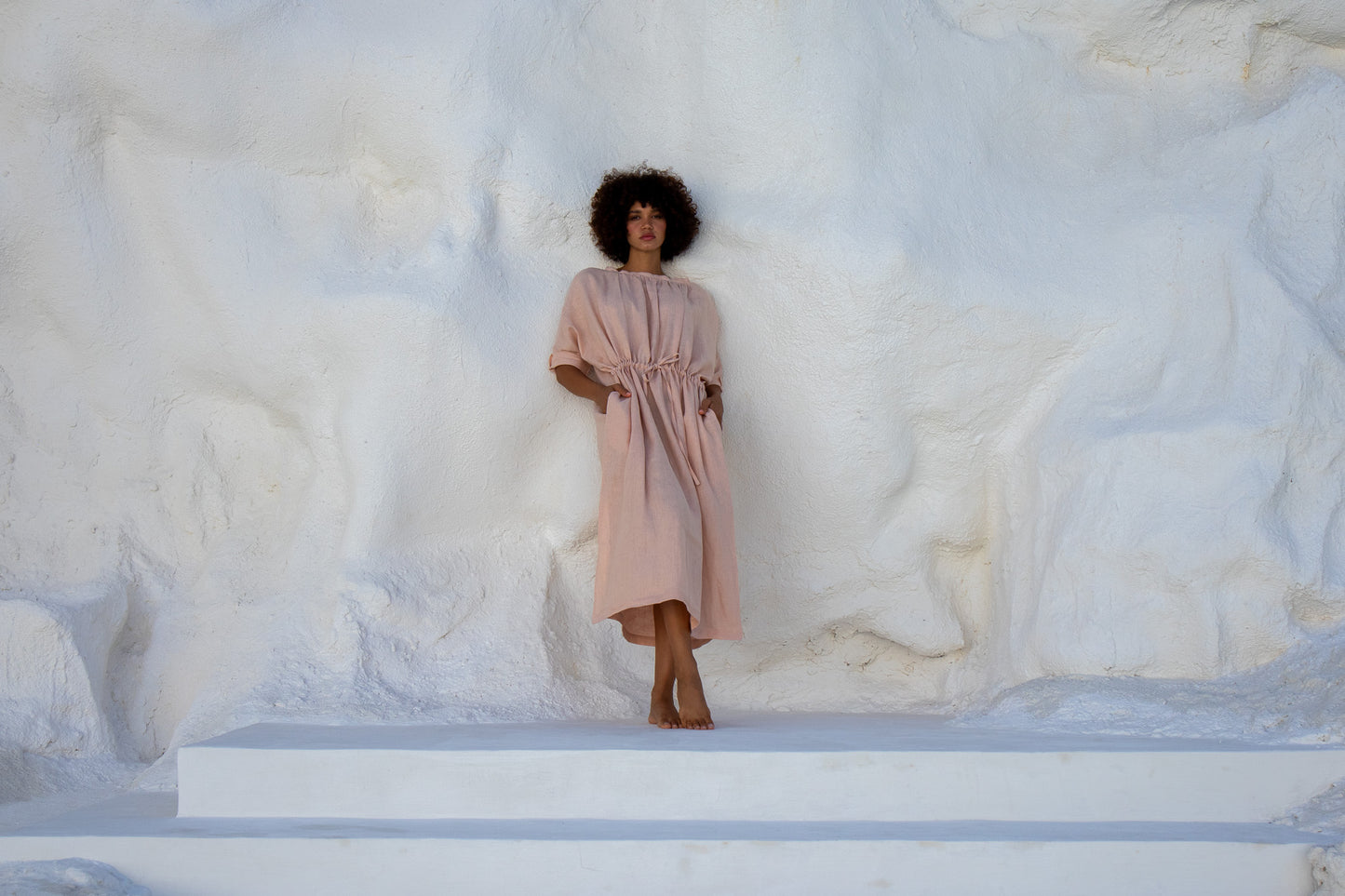 Moments Dress-Peach