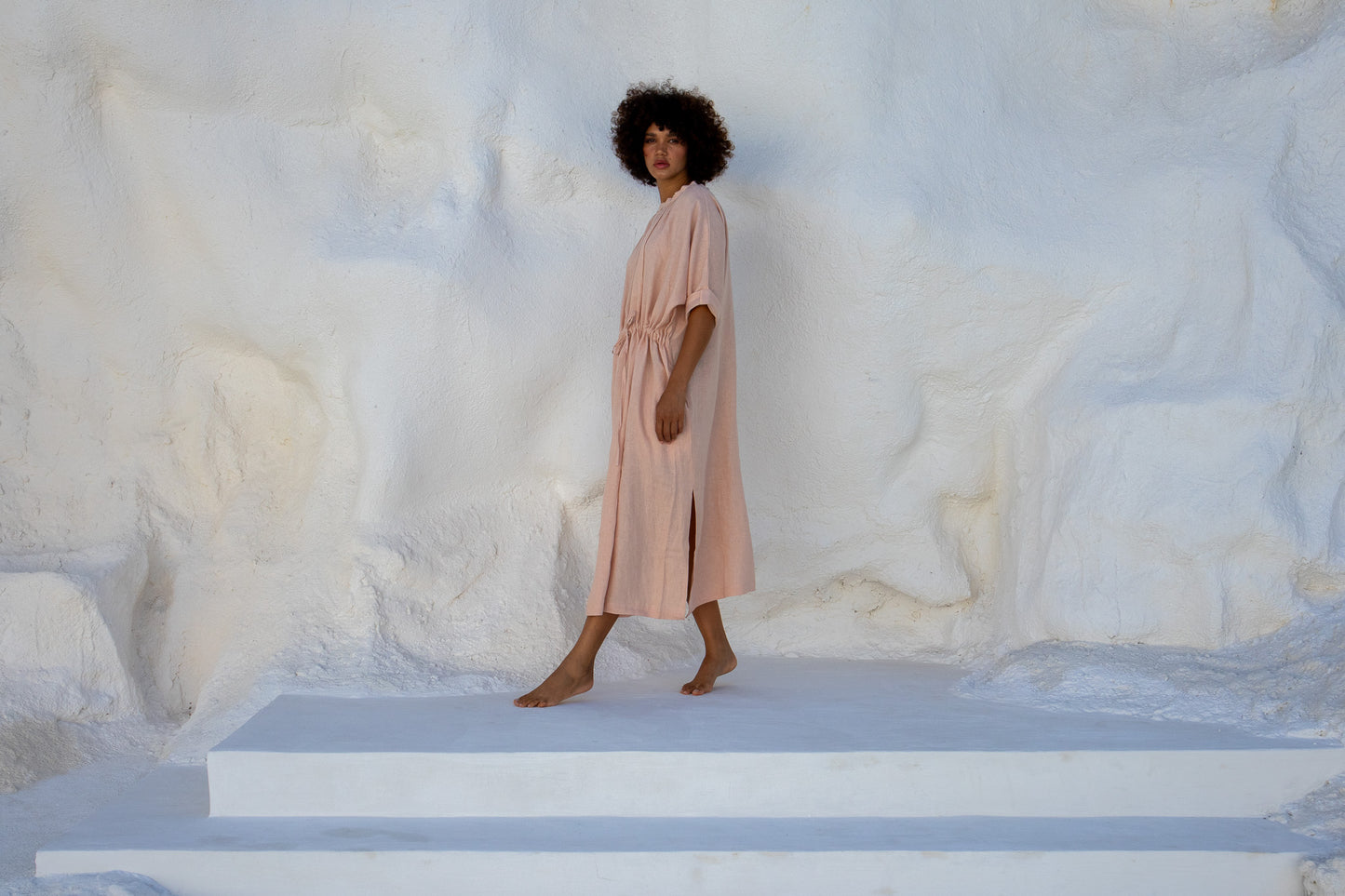 Moments Dress-Peach