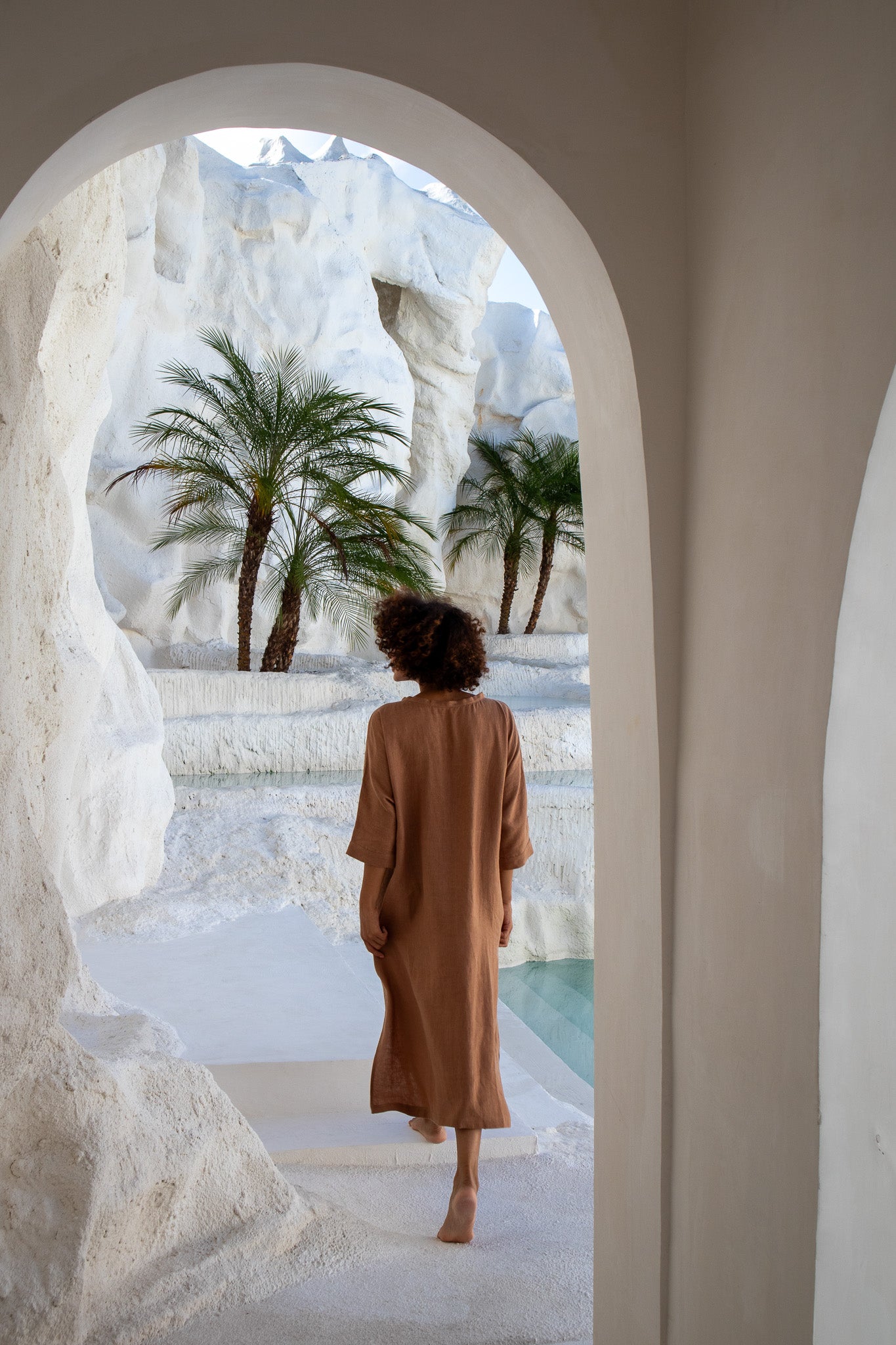 Moments Dress-Tobacco
