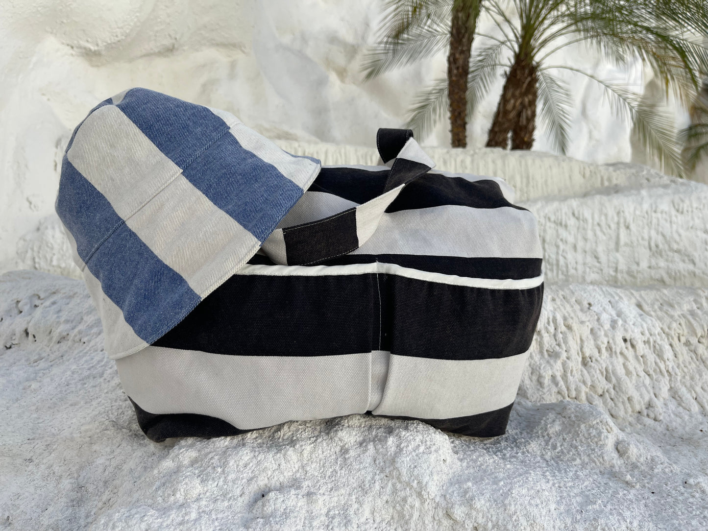 Shady Hat - Blue Stripe Denim