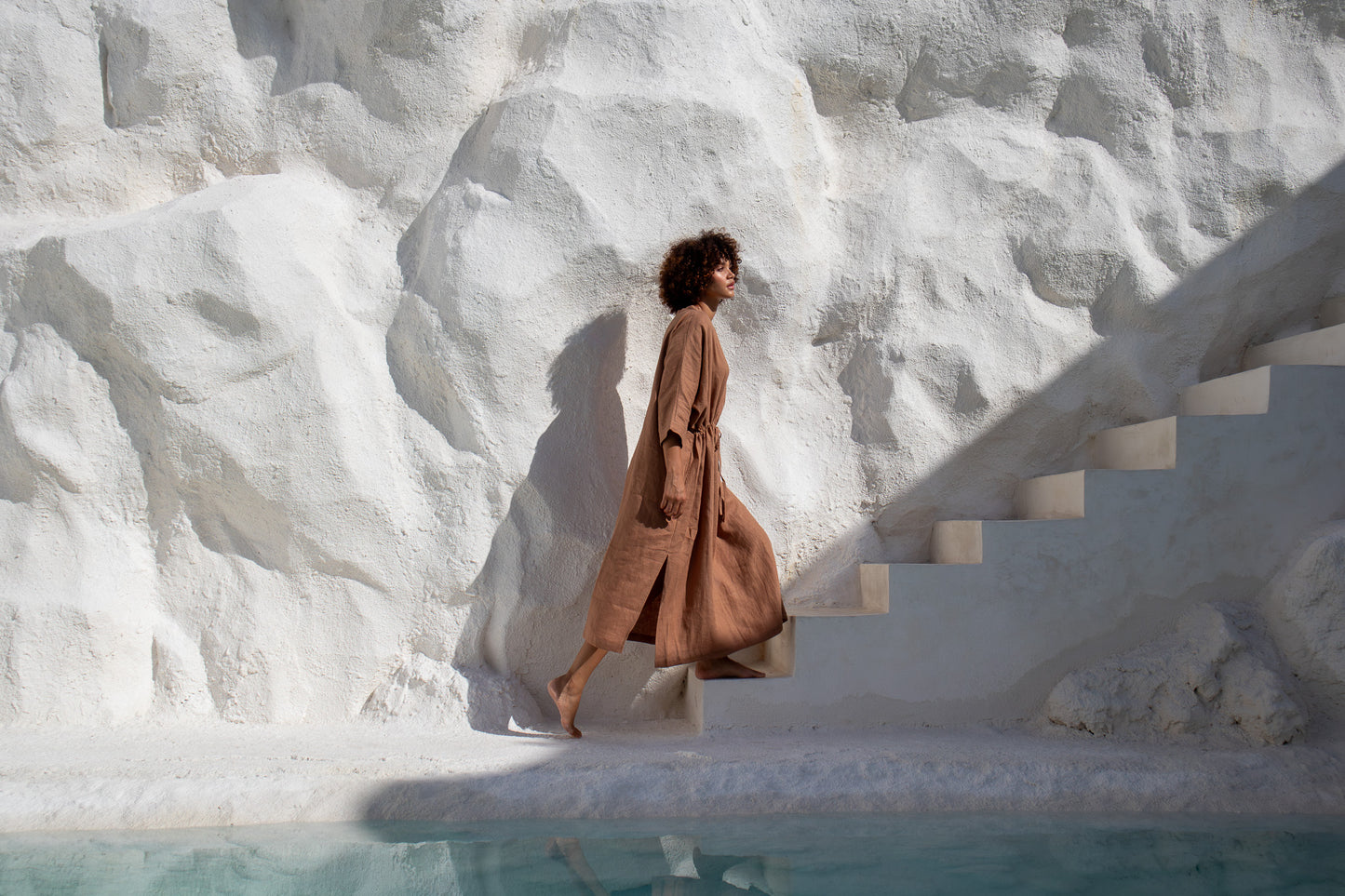 Moments Dress-Tobacco