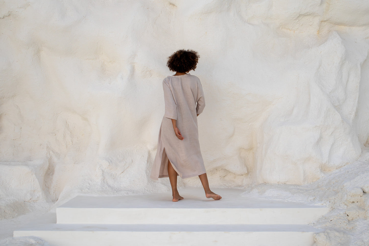 Moments Dress-Natural