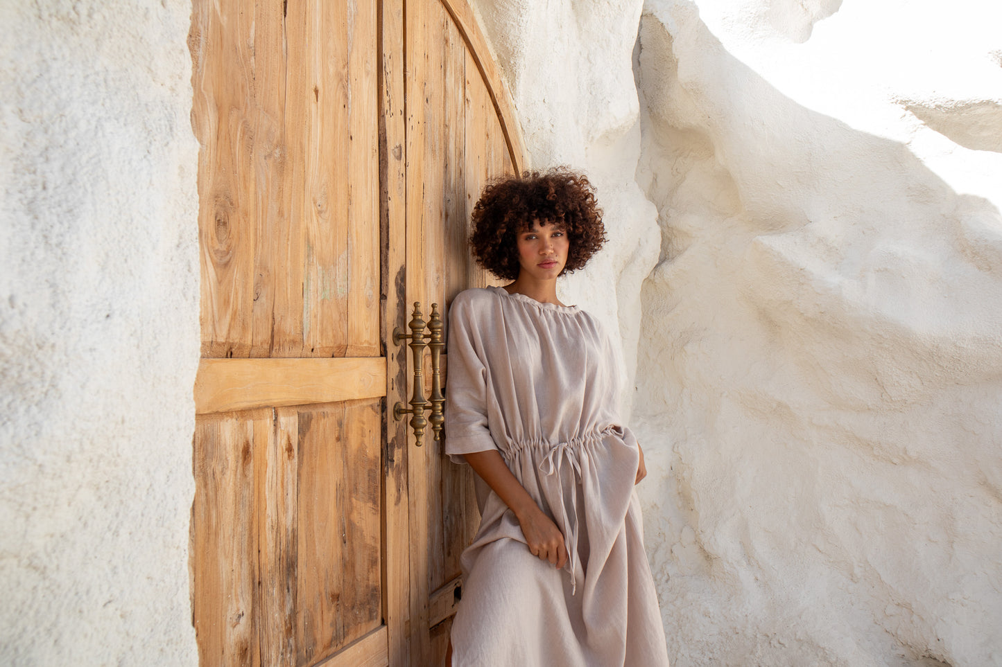 Moments Dress-Natural