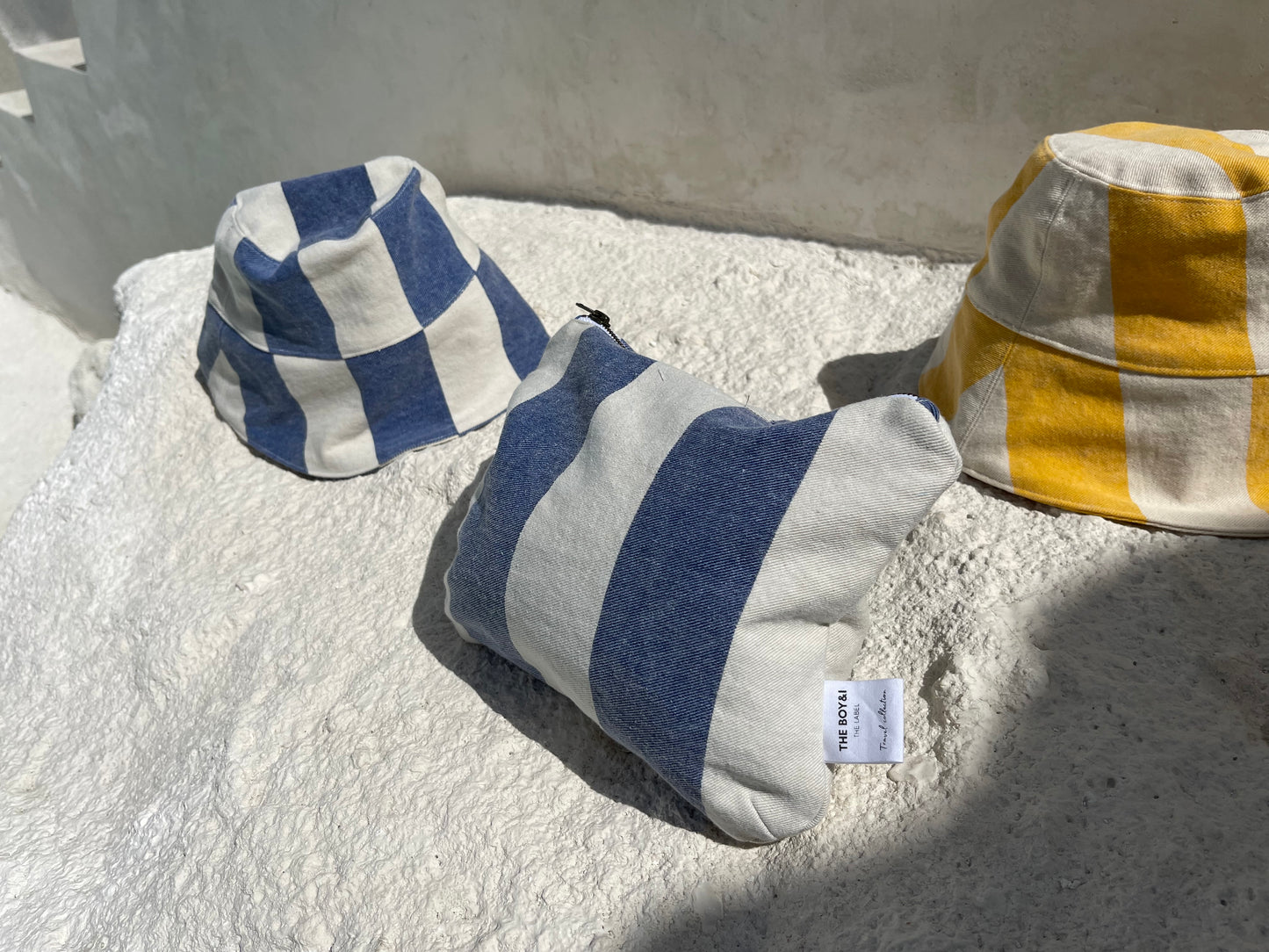 Shady Hat - Blue Stripe Denim