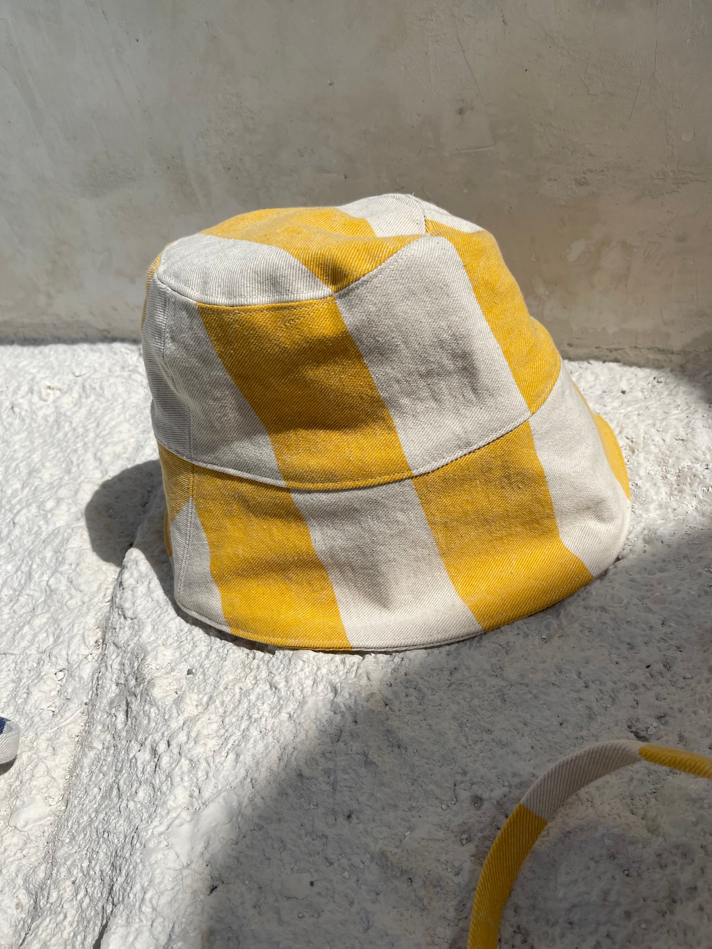 Shady Hat - Yellow Stripe