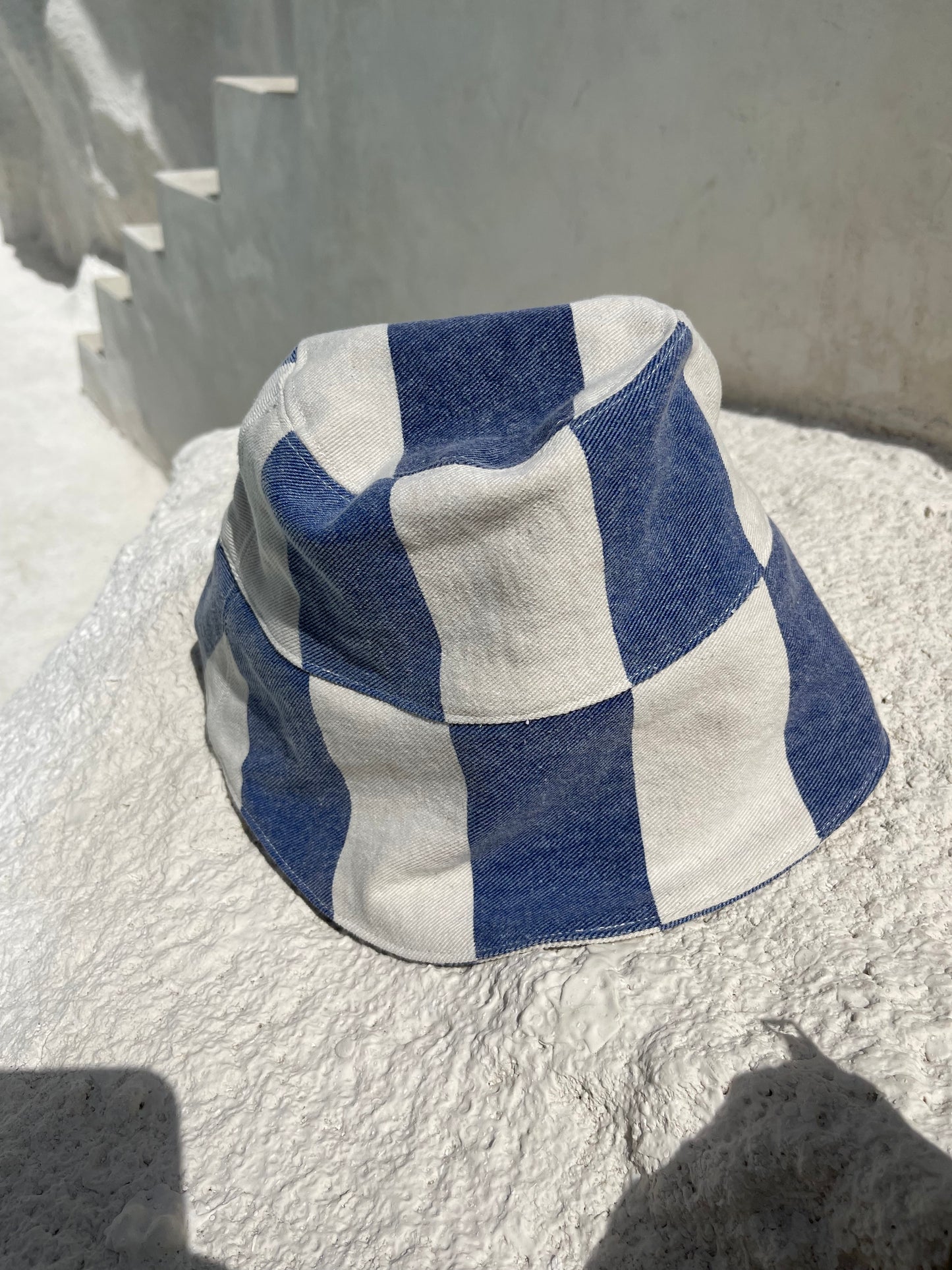 Shady Hat - Blue Stripe Denim