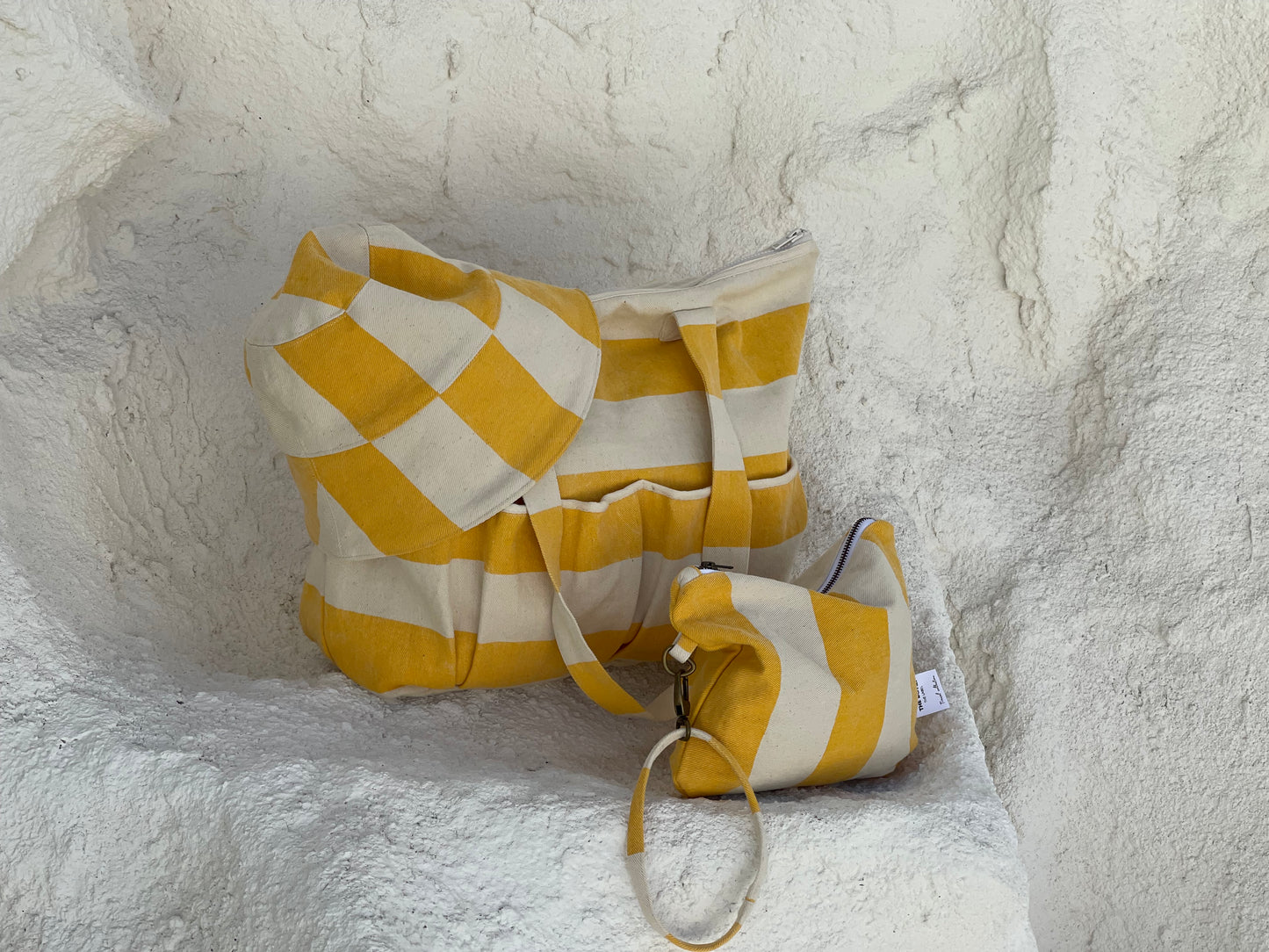 Shady Hat - Yellow Stripe