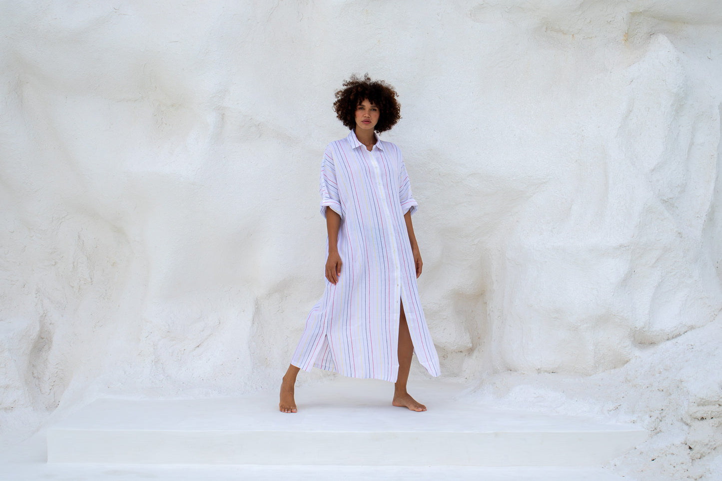 linen shirt dress, Australian made, spring Summer fashion, The boy and I