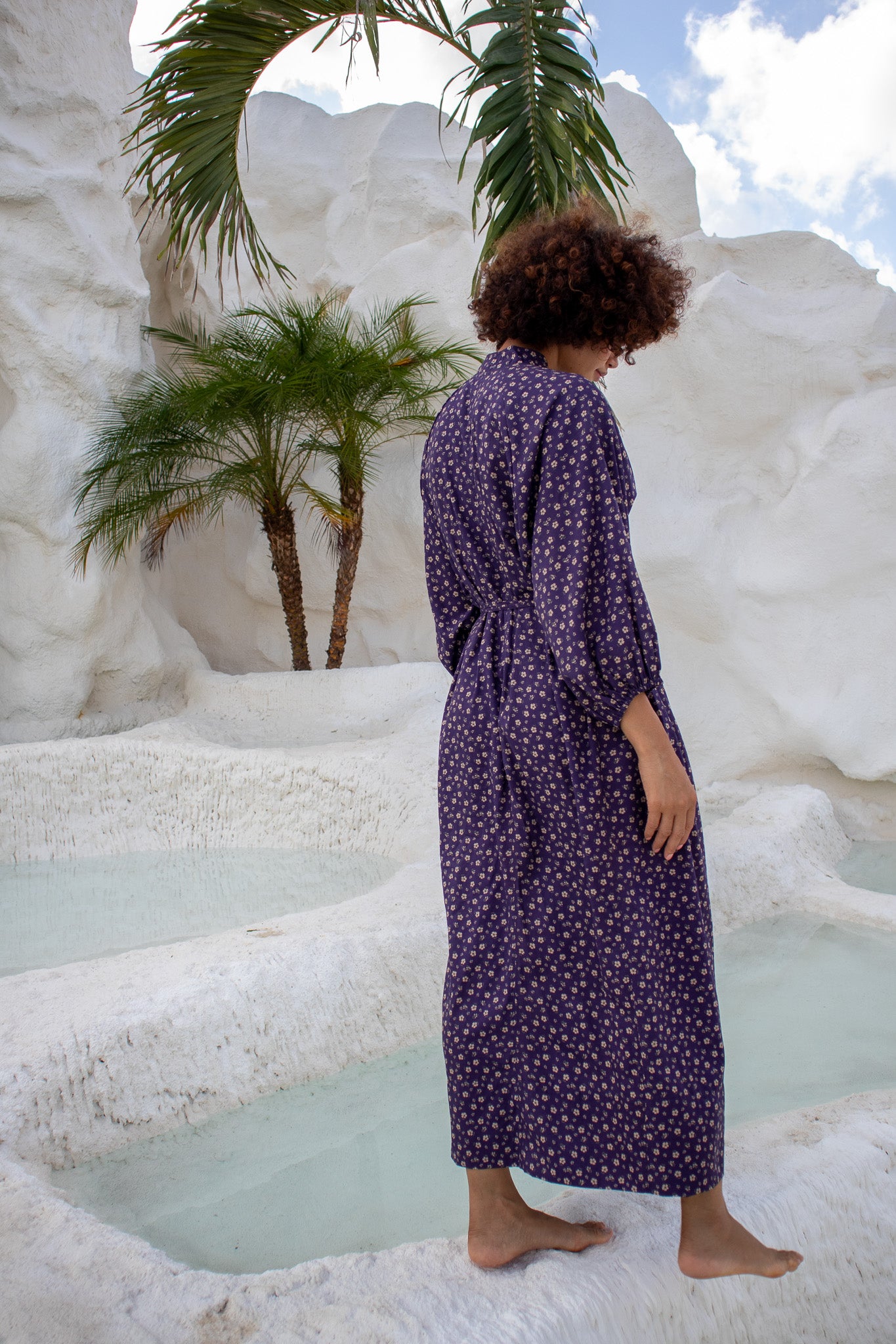 cotton flower dress, spring summer fashion, The boy and I