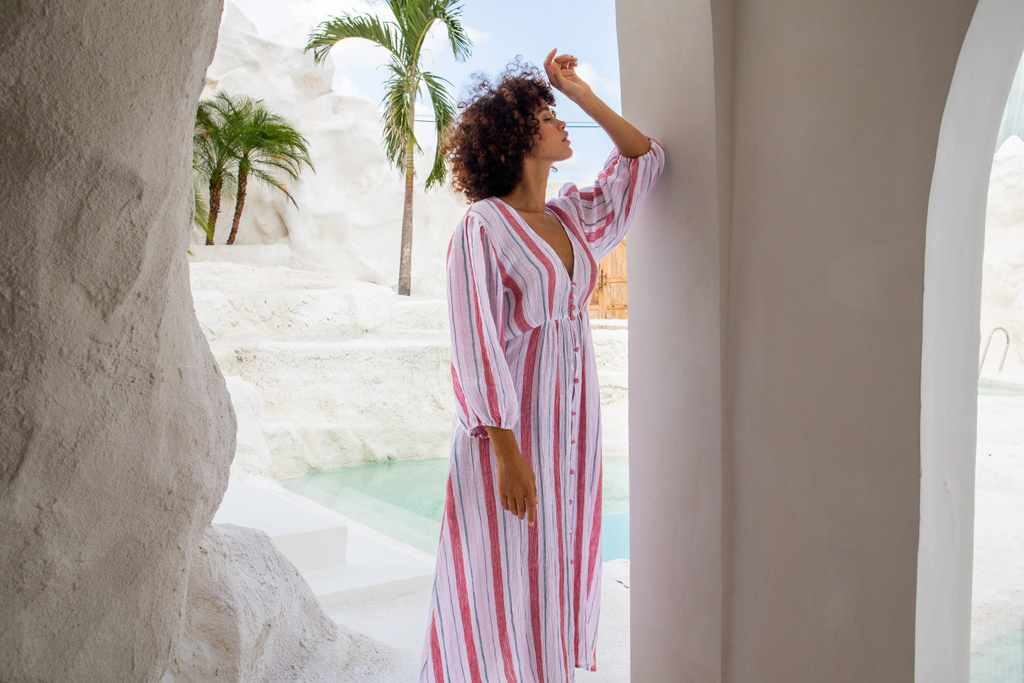 Capri Dress- Italian Straw - Limited Edition