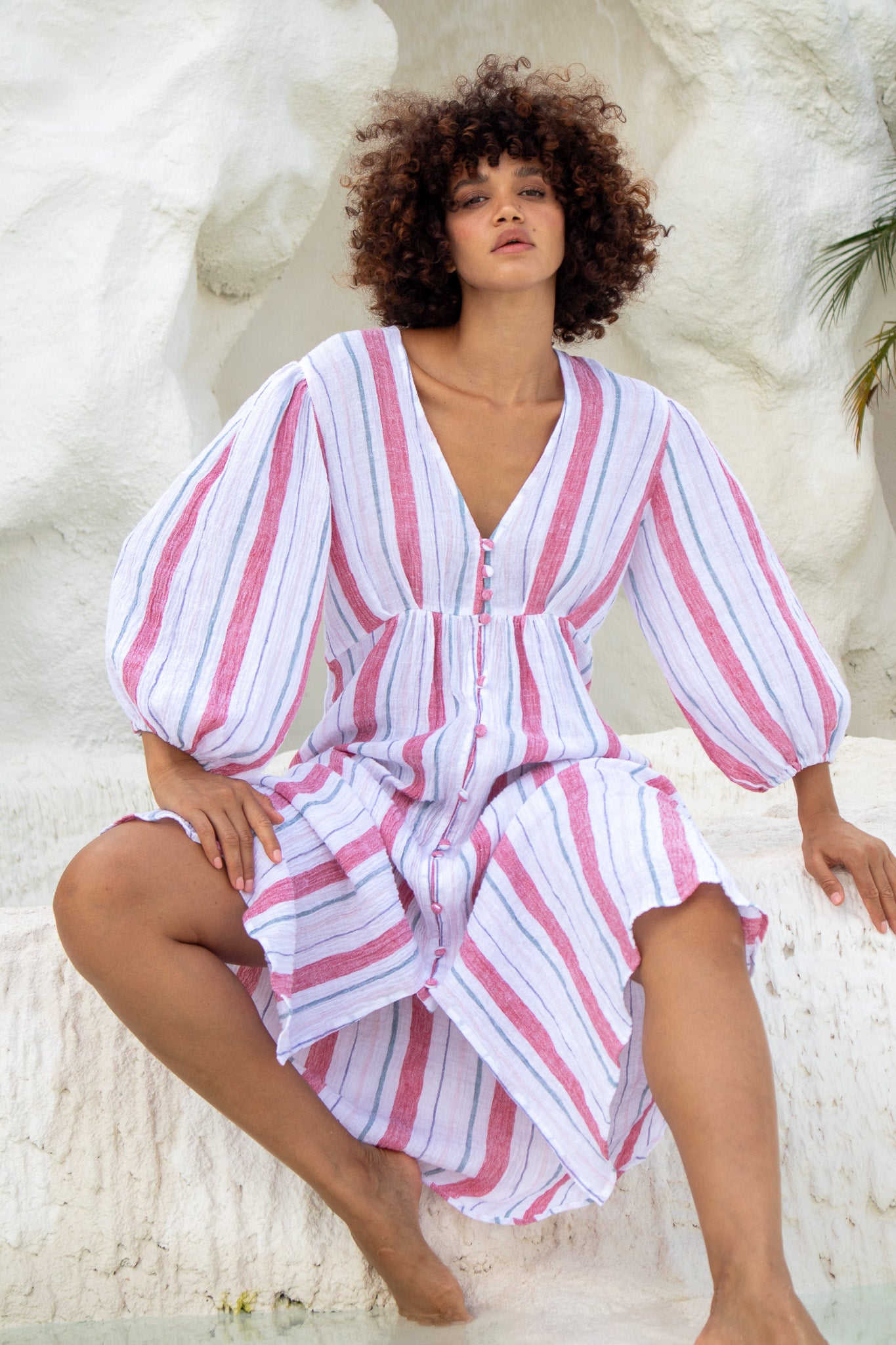 Capri Dress- Italian Straw - Limited Edition
