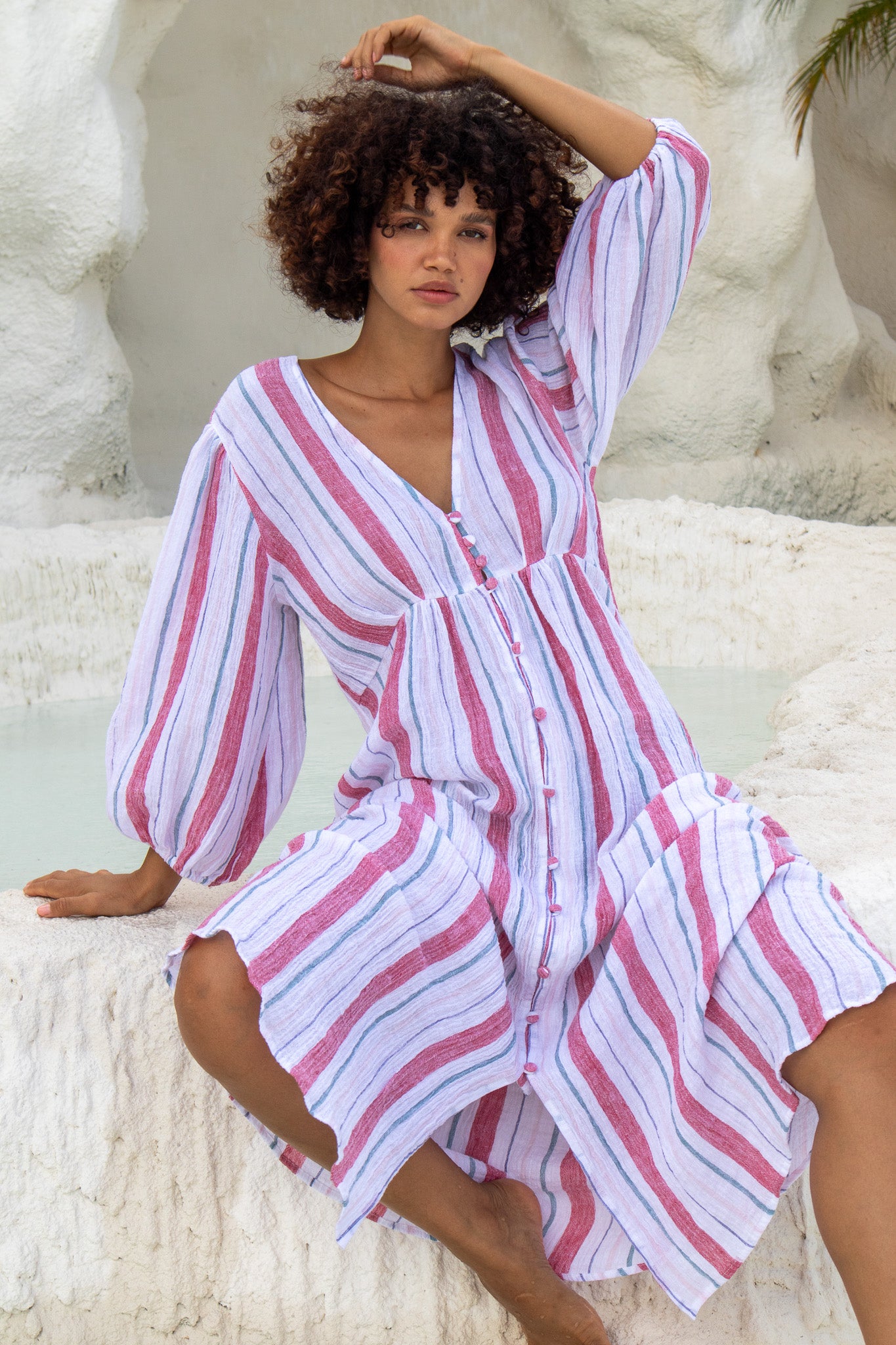 Capri Dress- Italian Straw - Limited Edition