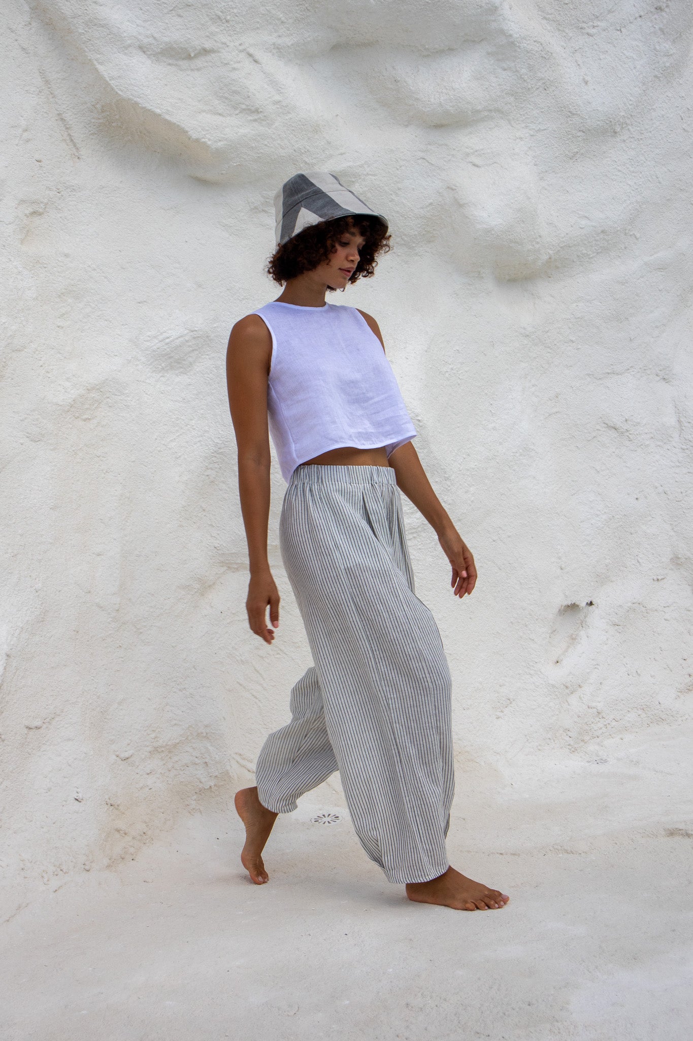 Salt Pant - Washed Stripe