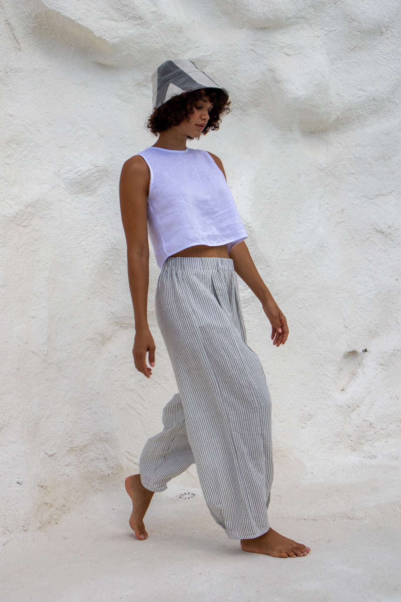 Box Crop Top - WHITE