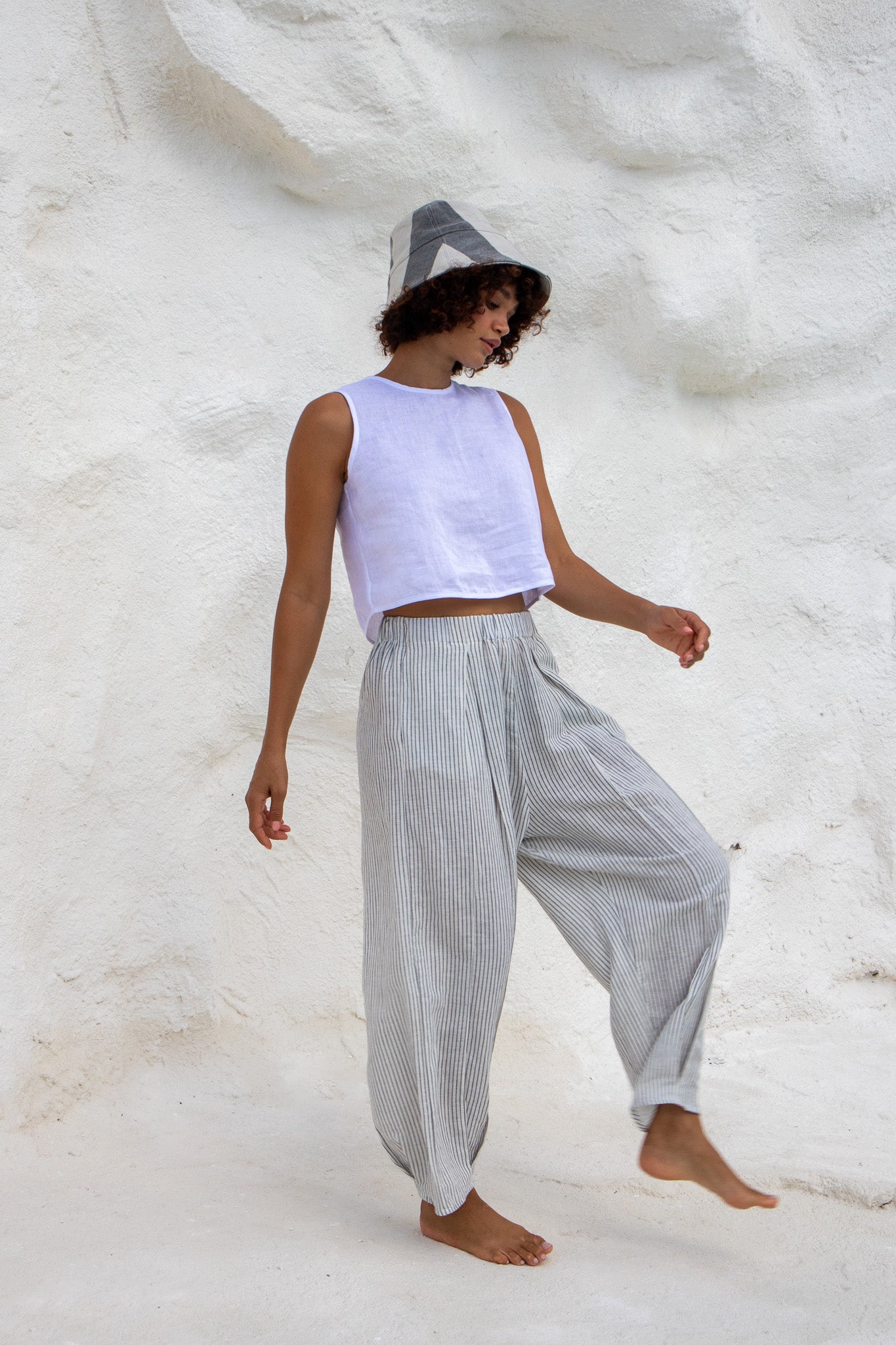 Salt Pant - Washed Stripe