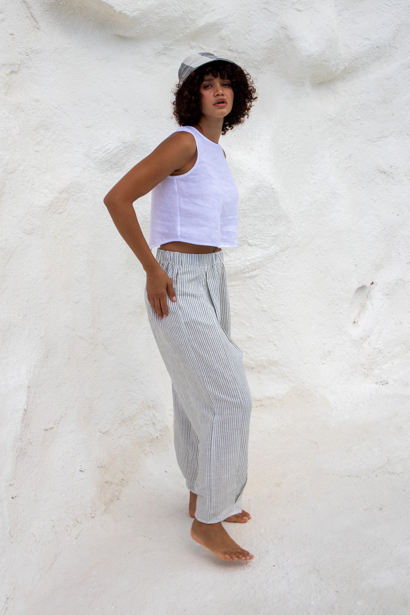 Salt Pant - Washed Stripe