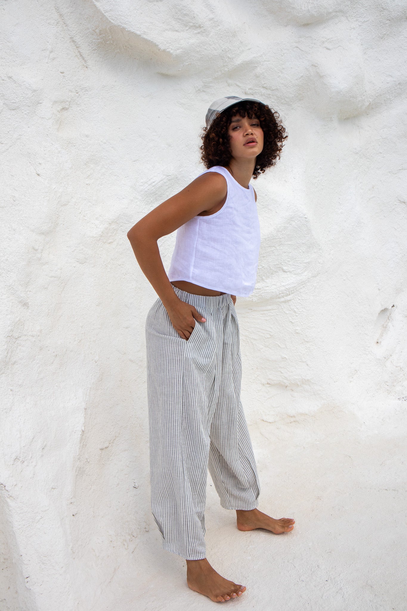 Salt Pant - Washed Stripe