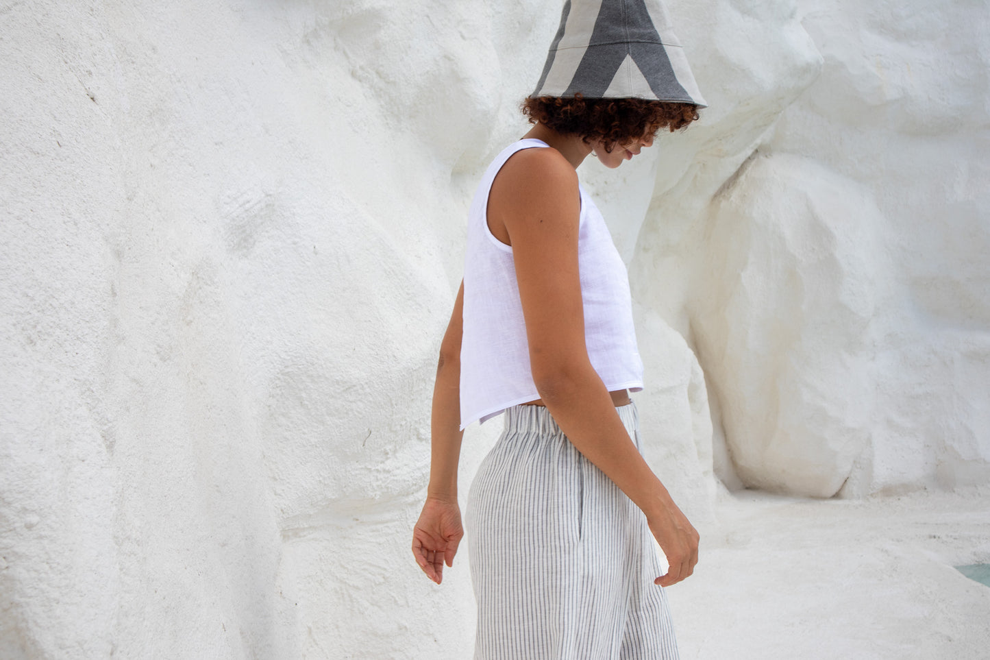 Salt Pant - Washed Stripe