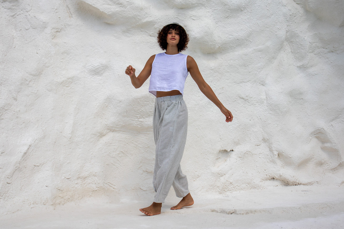Salt Pant - Washed Stripe