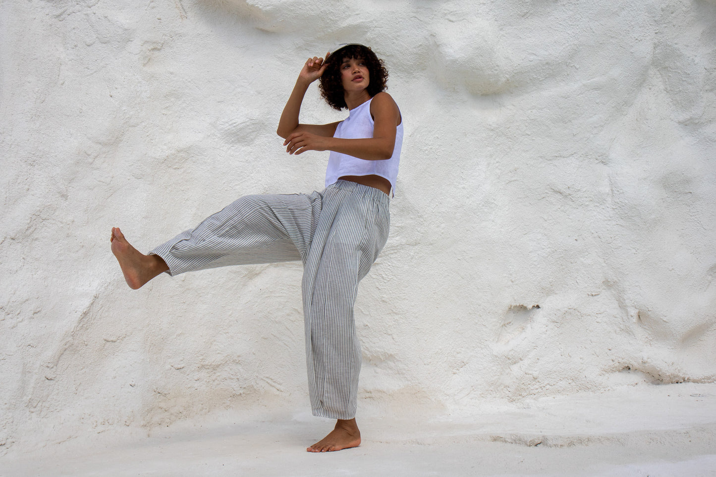 Salt Pant - Washed Stripe