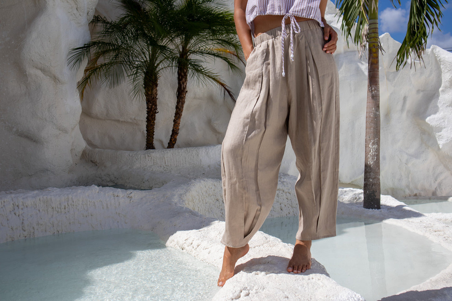 Salt Pant - Mushroom