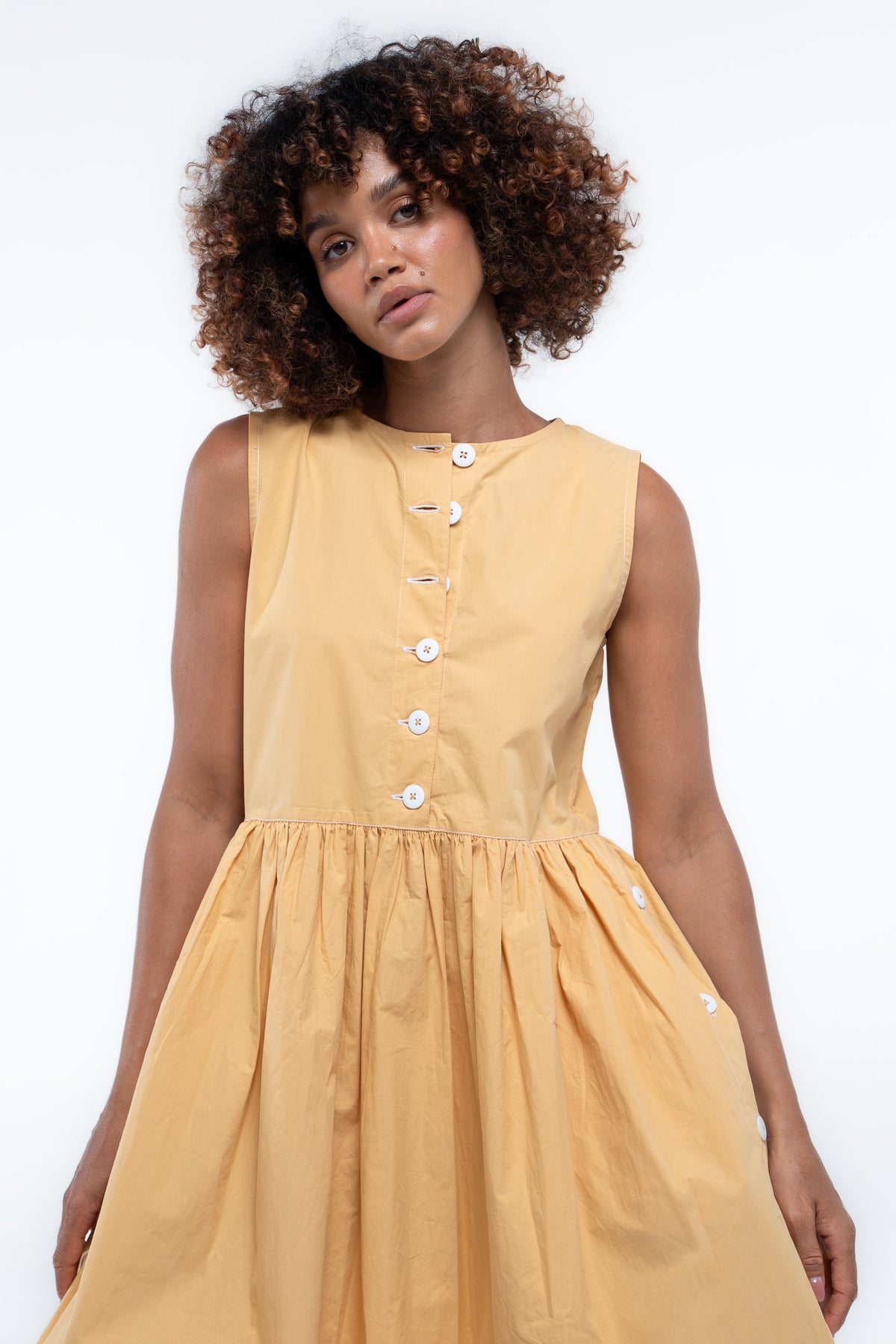 Wonka Sleeveless Dress- Mango