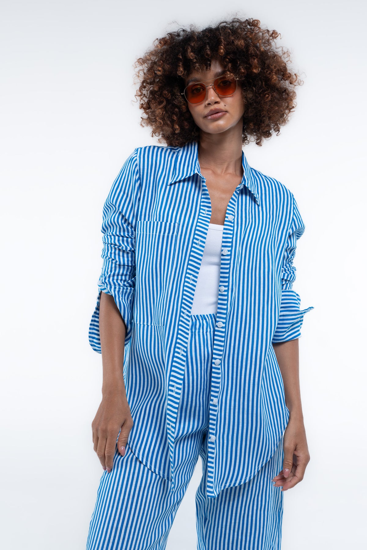 Port side Shirt - Sailor blue stripe