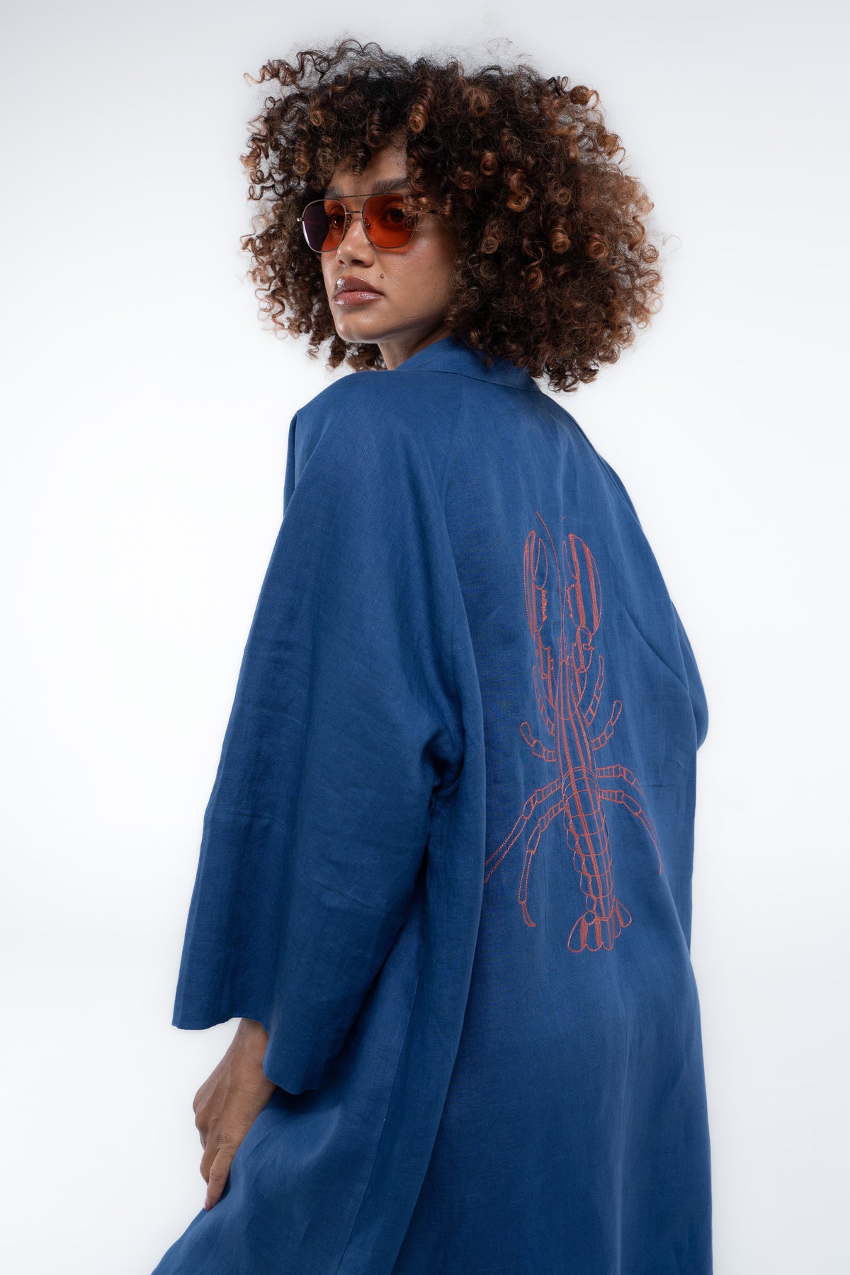 Oceanic Shirt - Embroidered Cajun Red Lobster ๐ฆ
