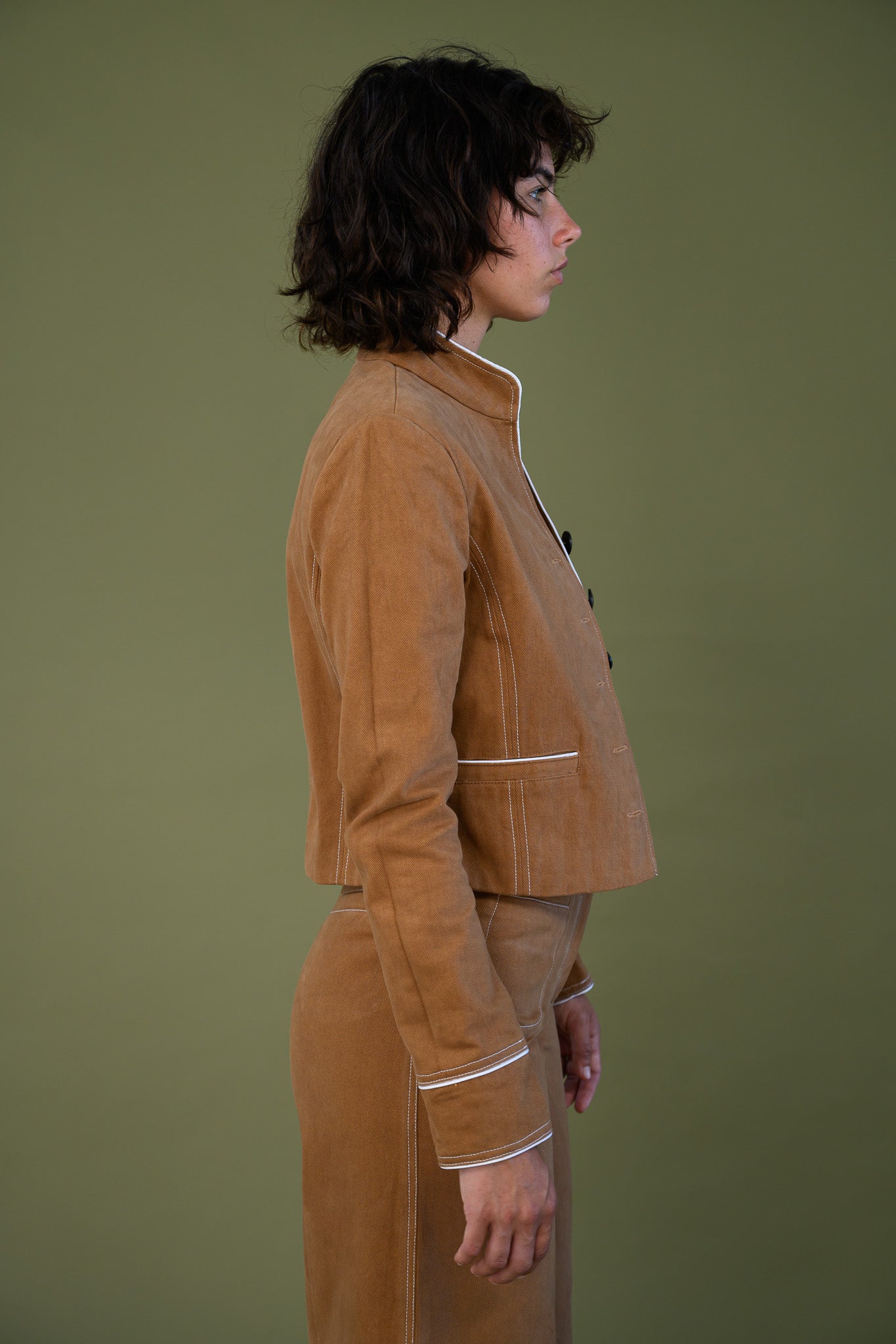 Celine Jacket - Tawny Brown