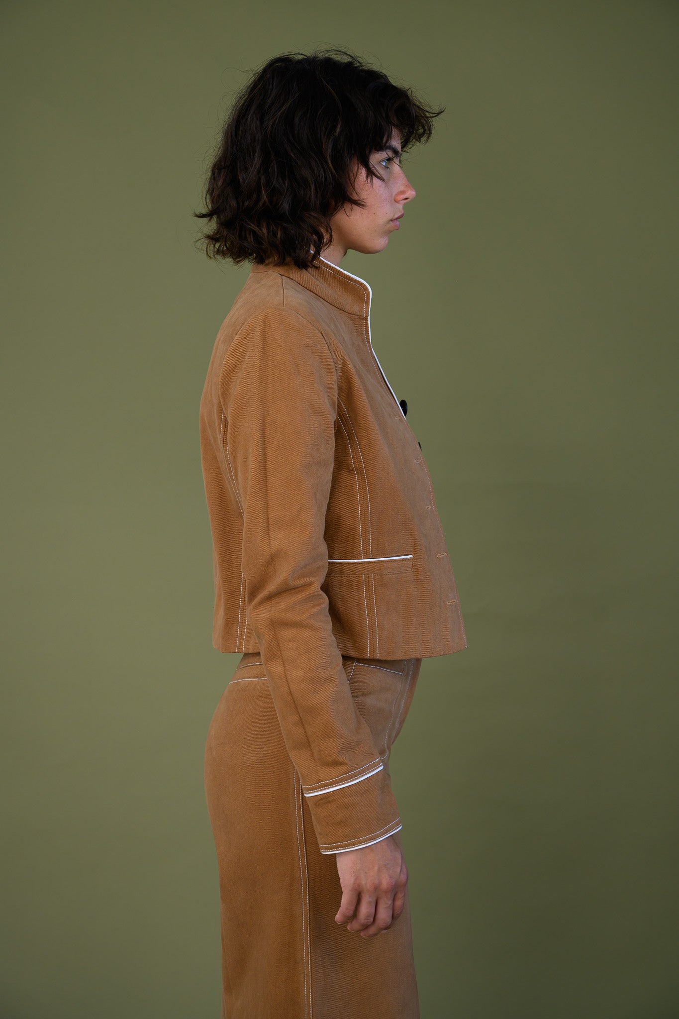 Celine Jacket - Tawny Brown
