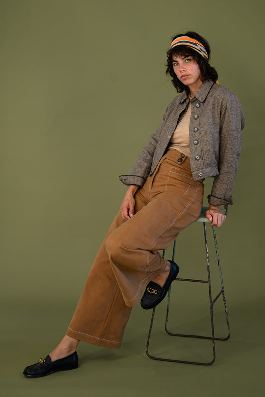 Celine Pant -Tawny Brown