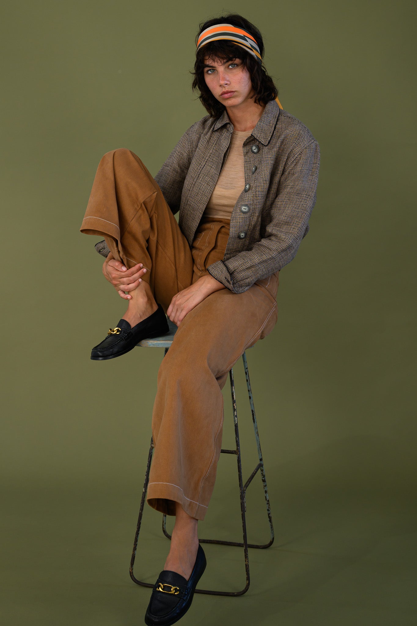 Celine Pant -Tawny Brown
