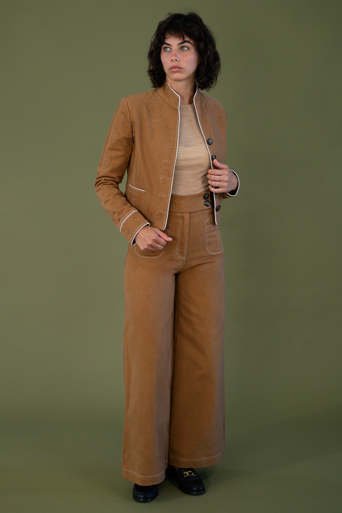 Celine Pant -Tawny Brown