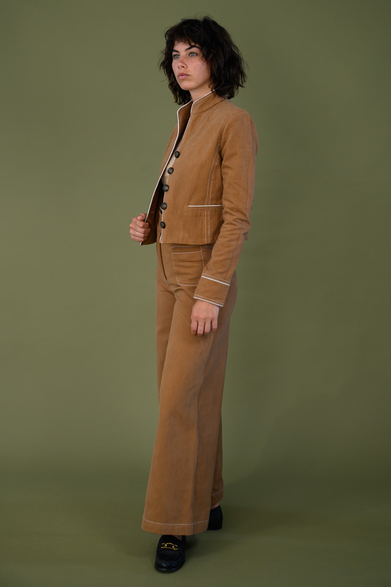 Celine Pant -Tawny Brown