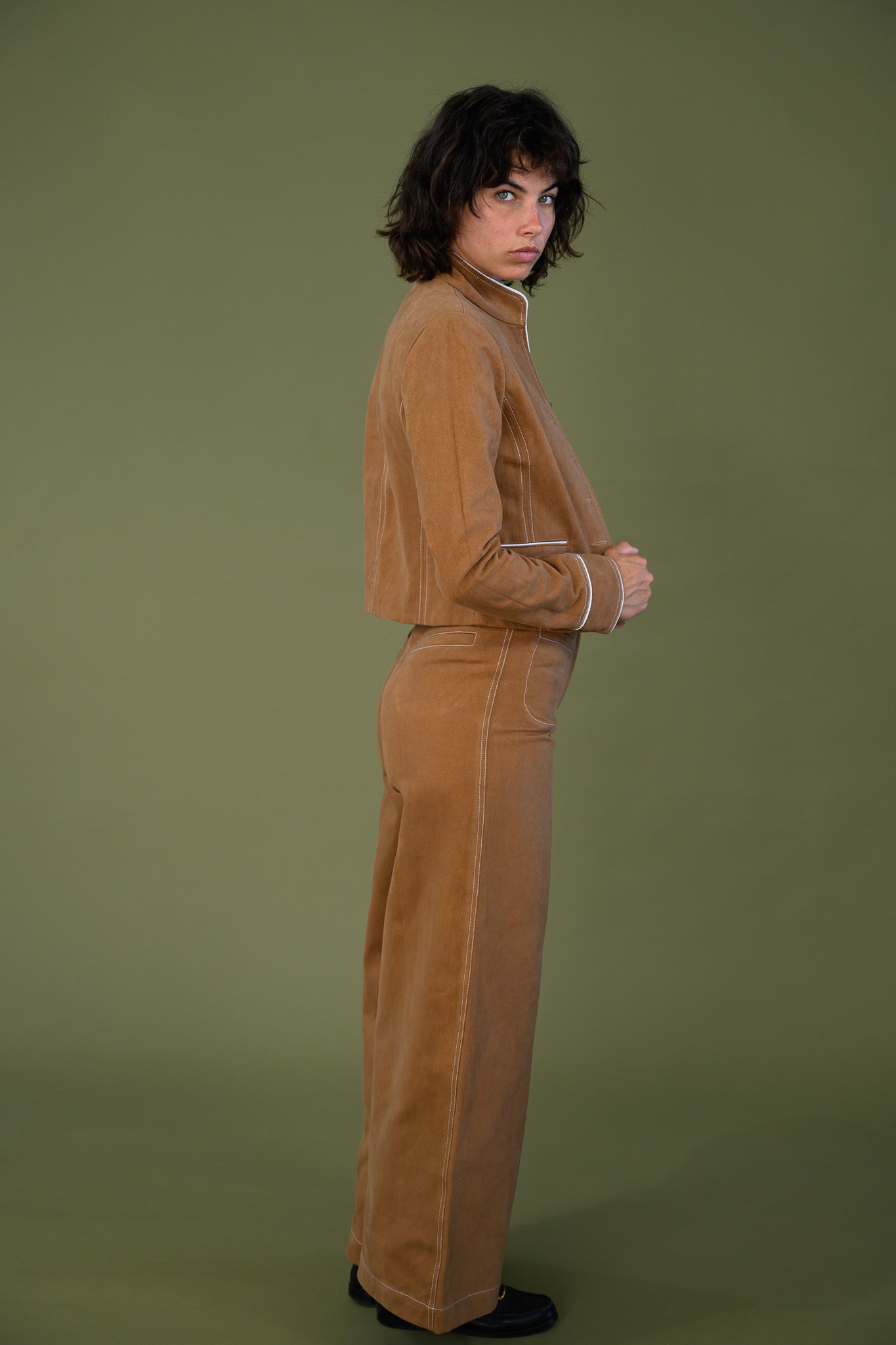 Celine Pant -Tawny Brown