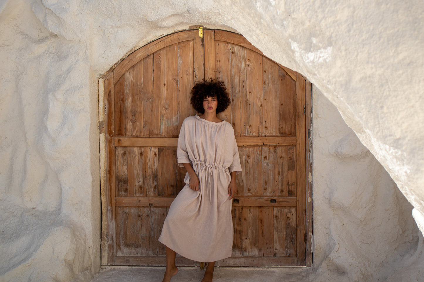 Moments Dress-Natural