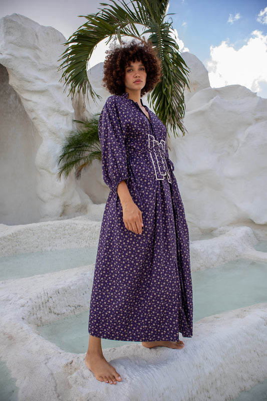 cotton flower dress, spring summer fashion, The boy and I 