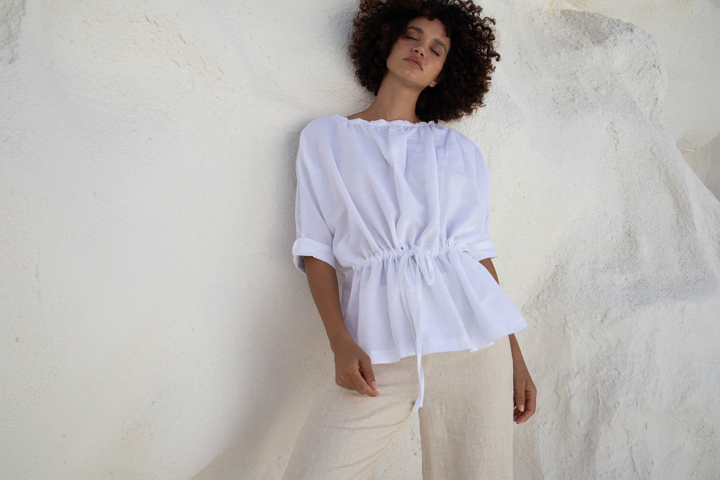 Moments Blouse-White