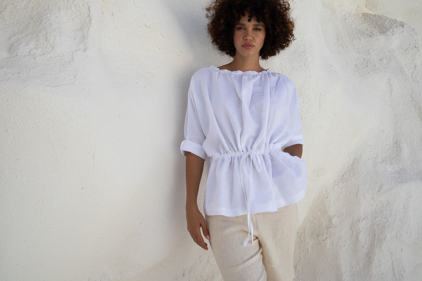 Moments Blouse-White