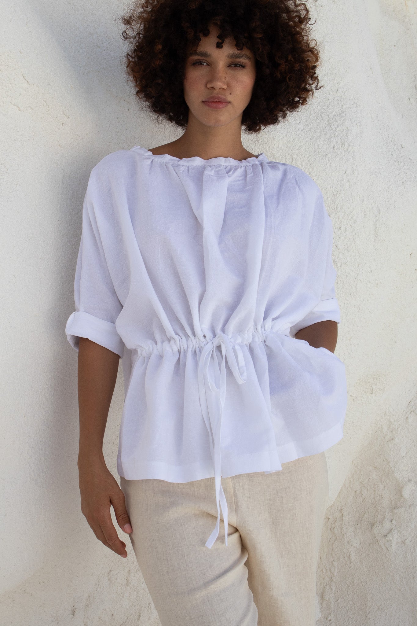 Moments Blouse-White