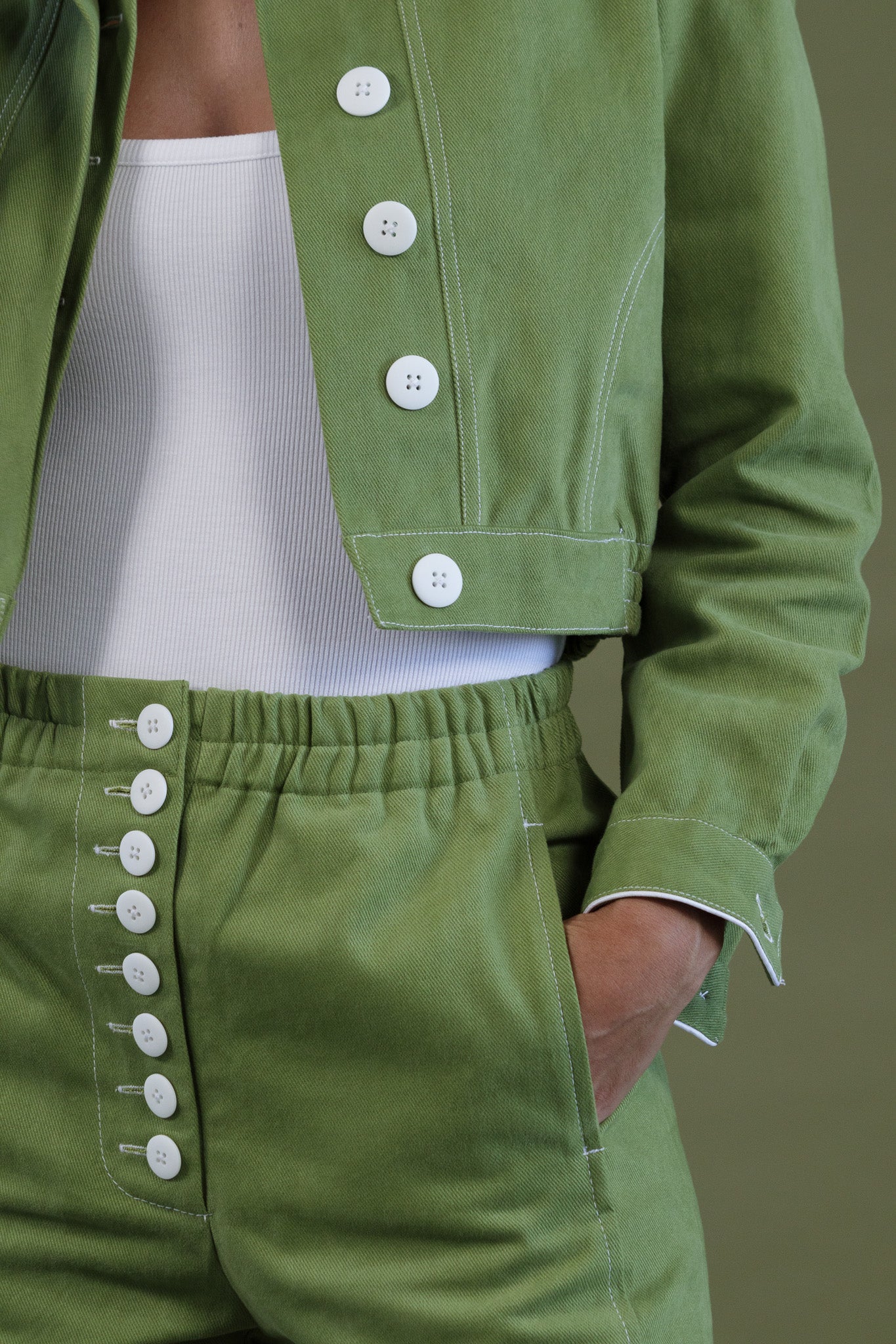 Mon Petit Jacket - Field Green