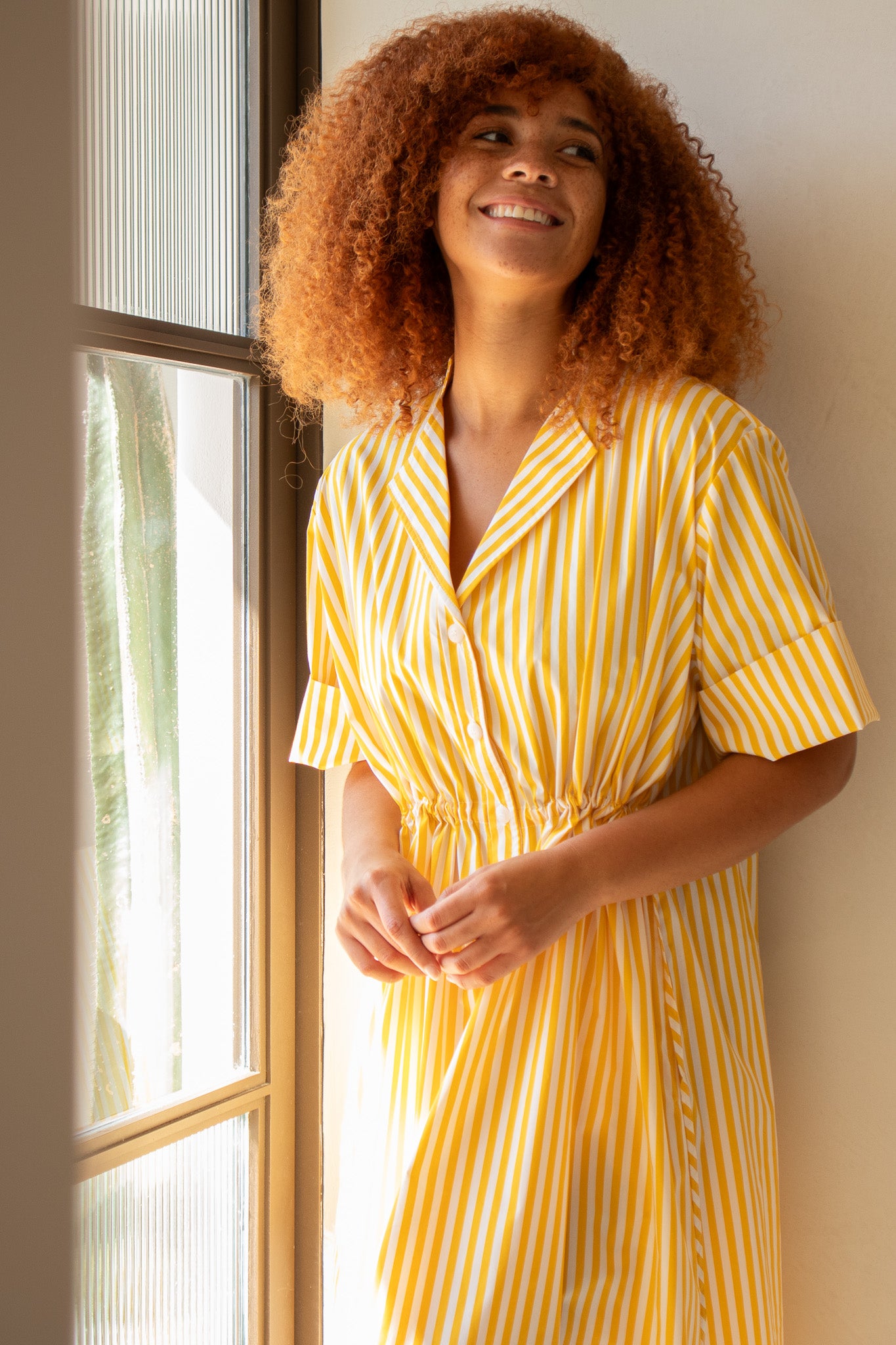 Leon Dress - Citrus Stripe