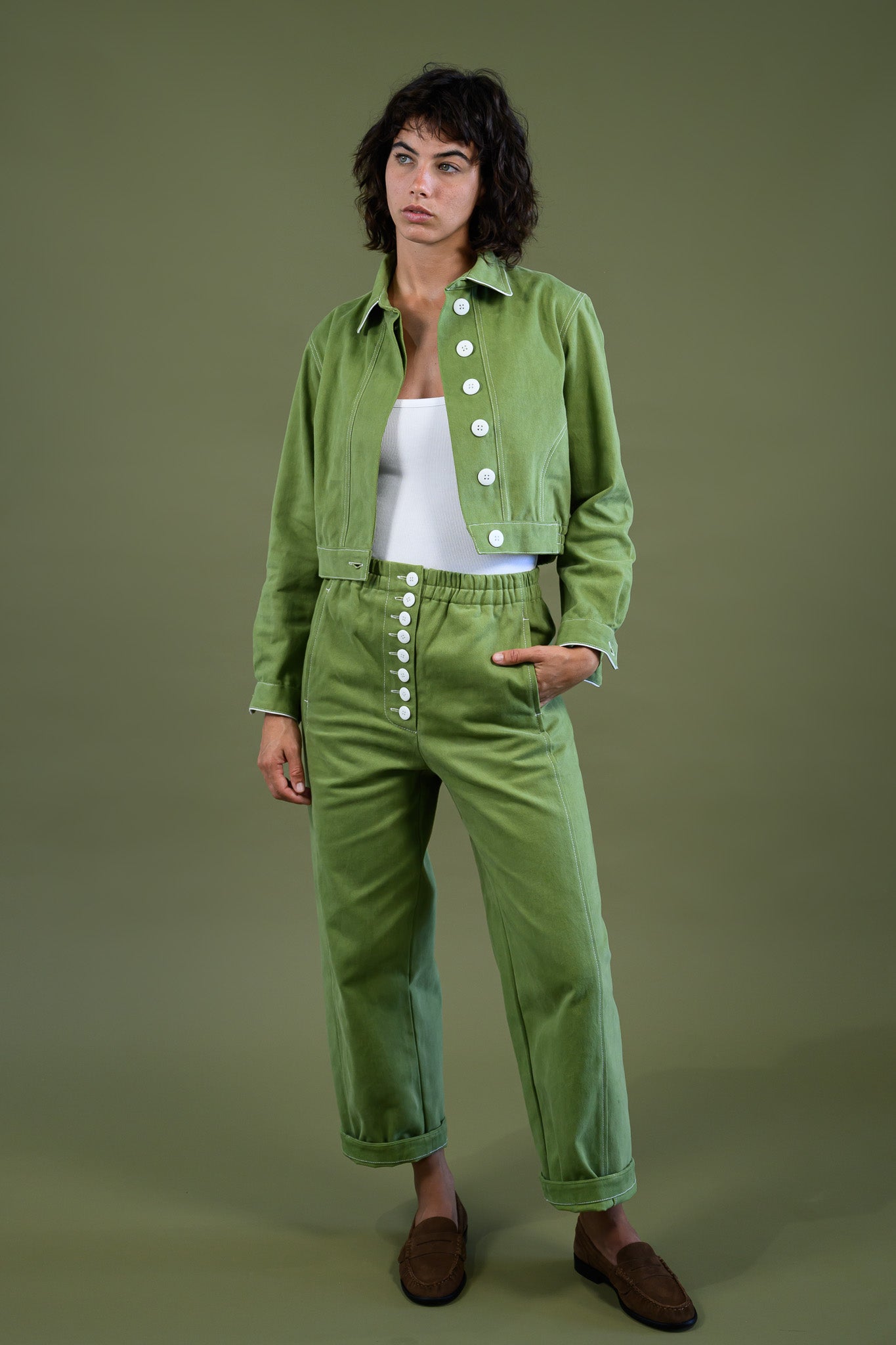Mon Petit Jacket - Field Green