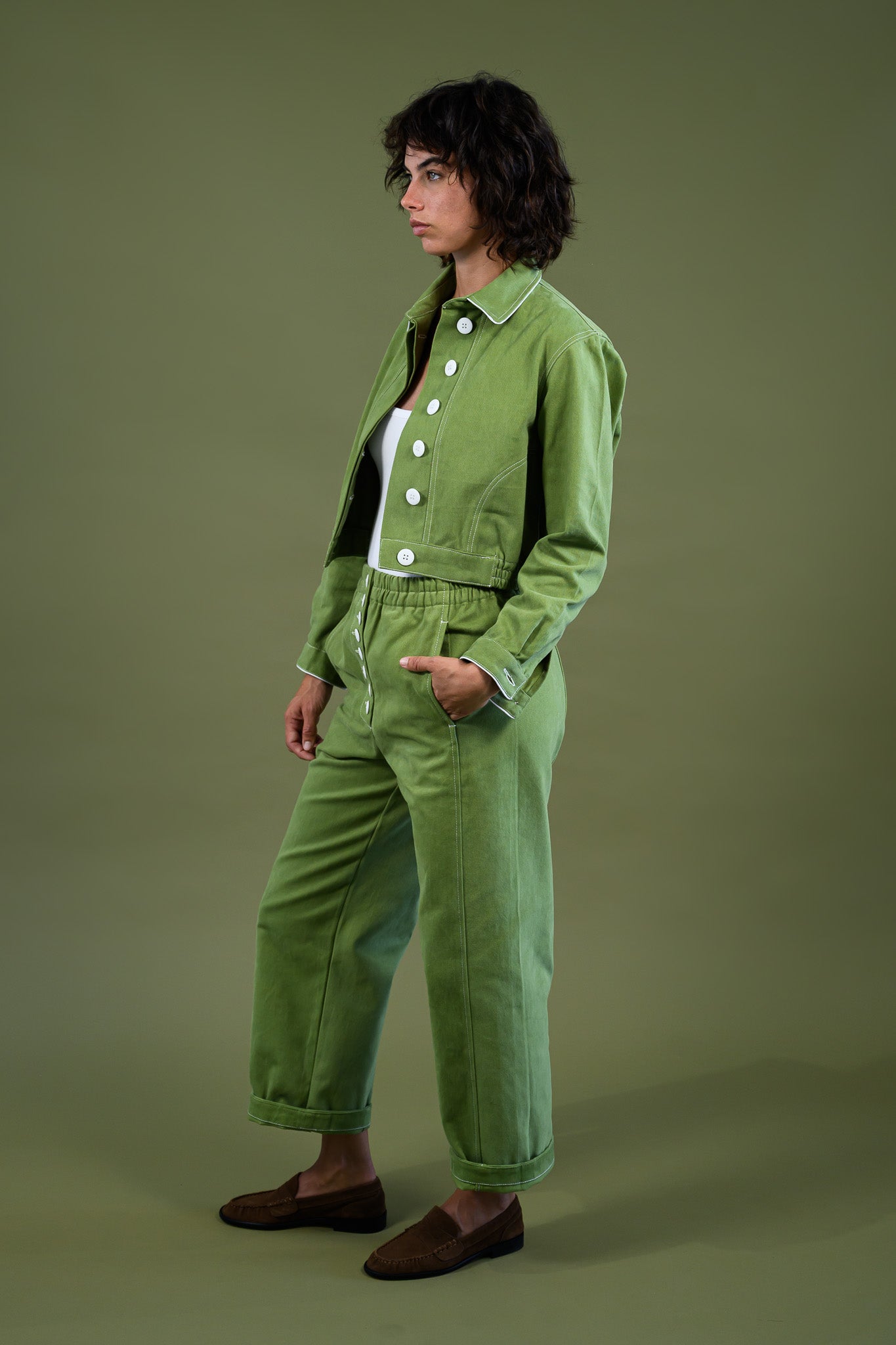 Mon Petit Jacket - Field Green