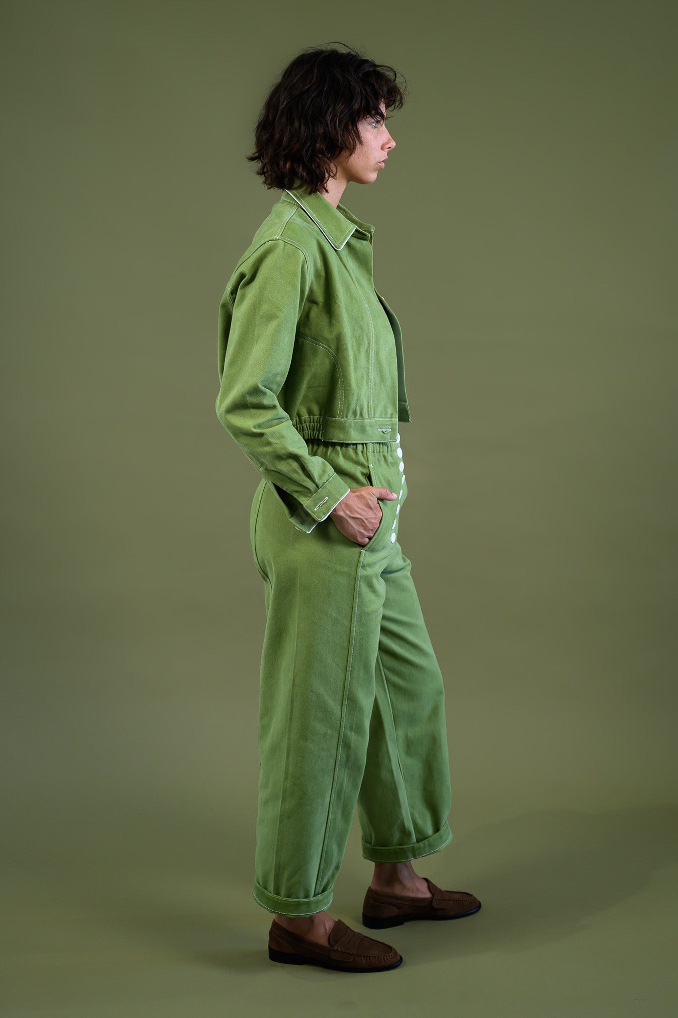 Mon Petit Jacket - Field Green