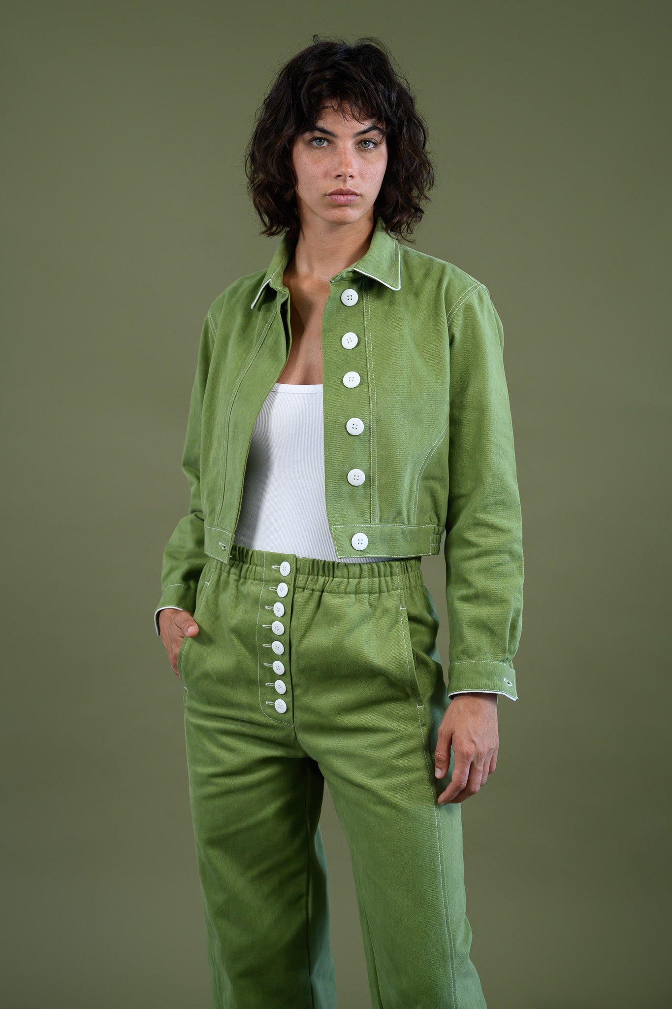 Mon Petit Jacket - Field Green