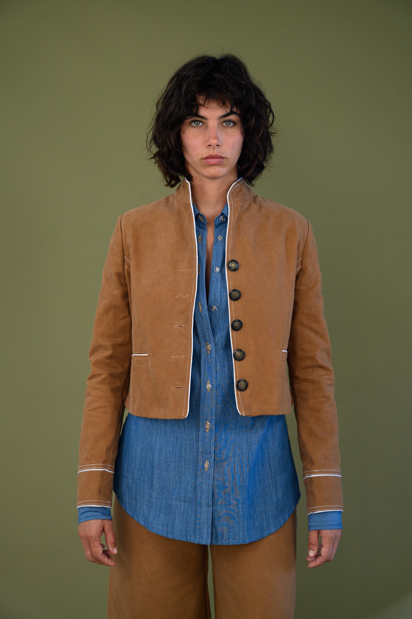 Celine Jacket - Tawny Brown