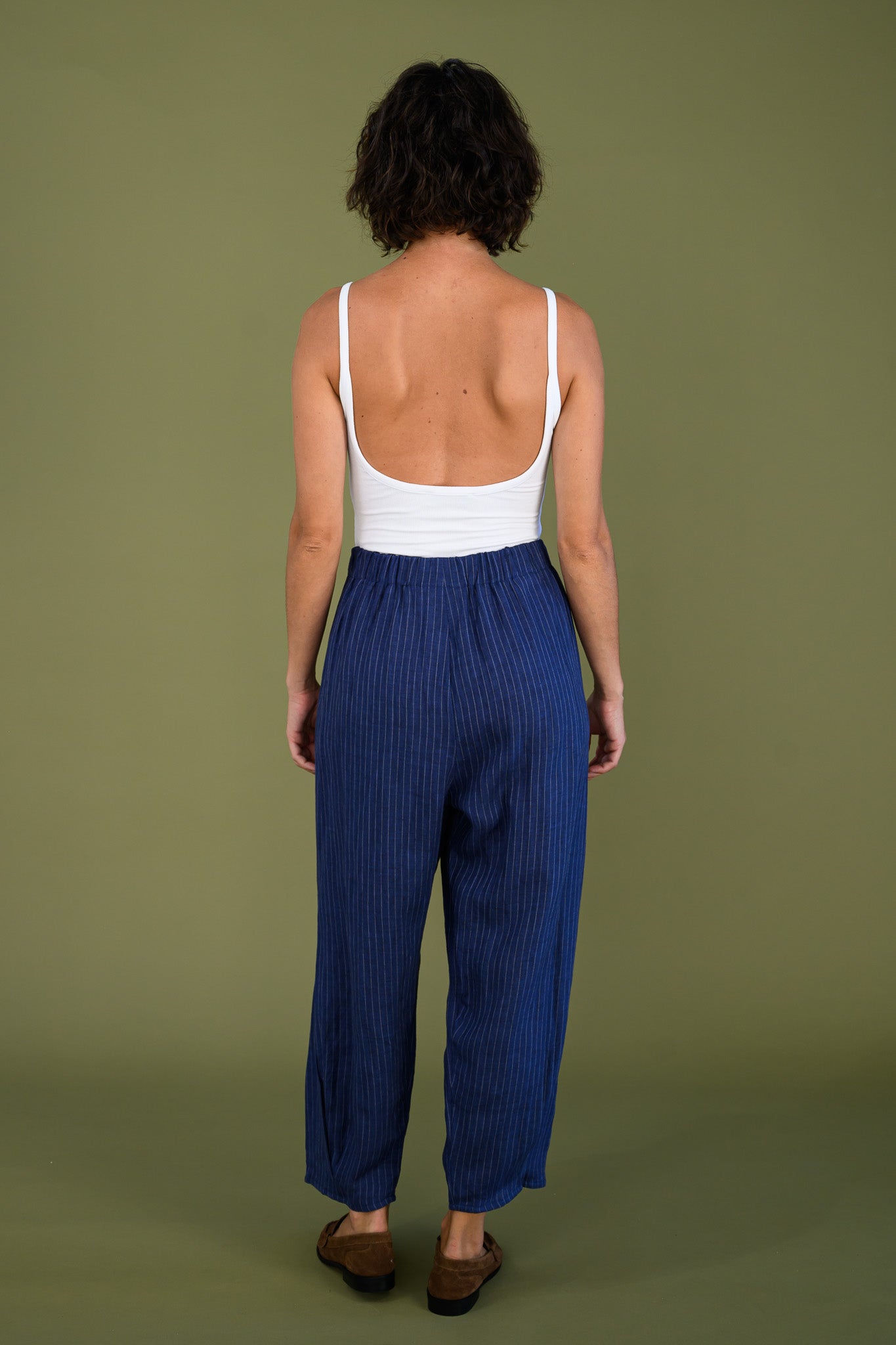 Salt Pant - Navy Pinstripe