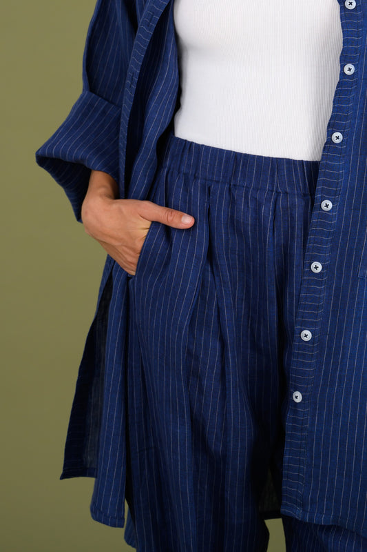 Salt Pant - Navy Pinstripe